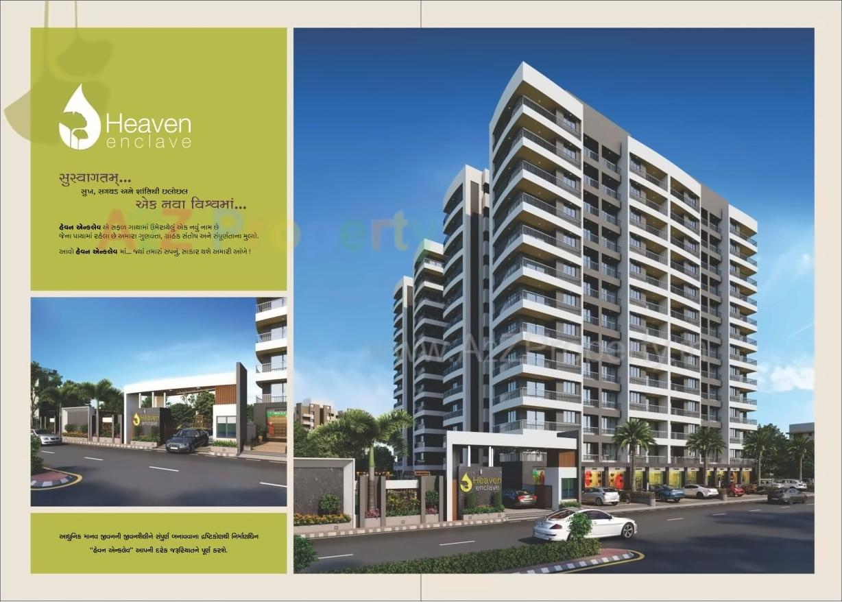 3D Elevation of real estate project Heaven Enclave located at Variav, Surat, Gujarat