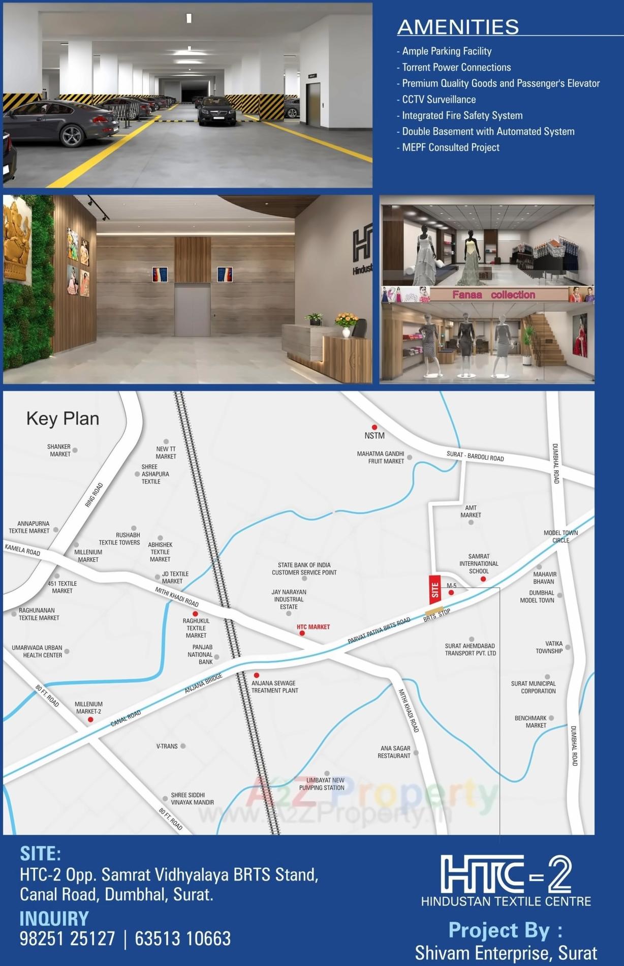  of real estate project Hindustan Textile Center located at Dhumbhal, Surat, Gujarat