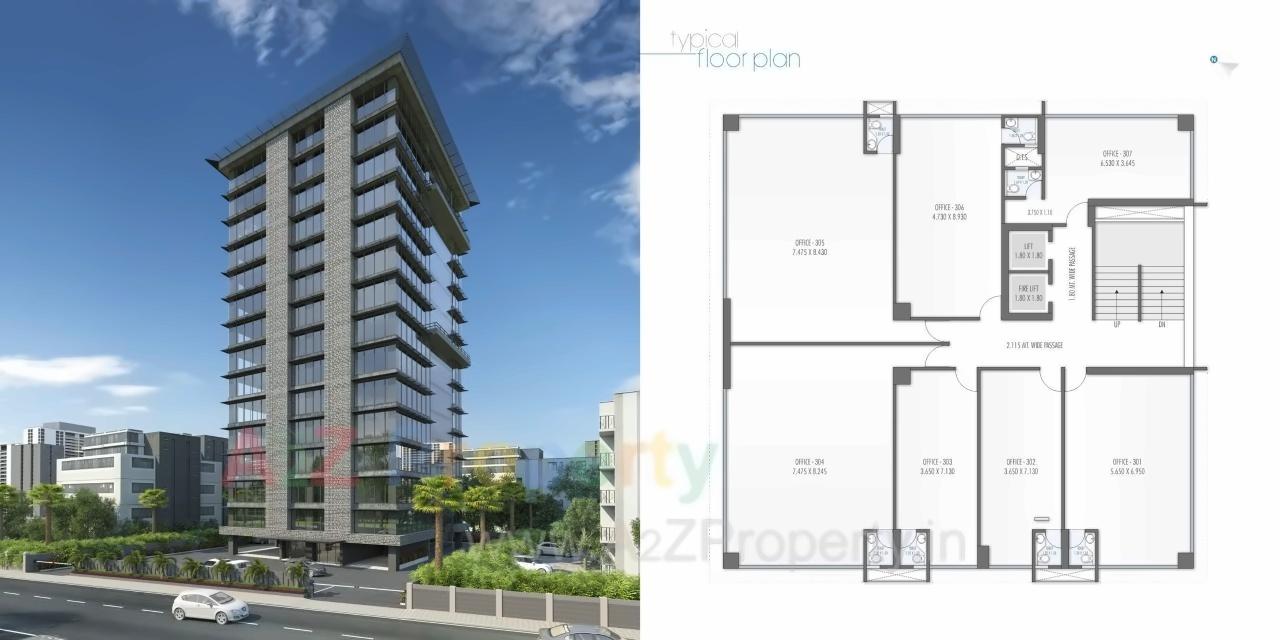 Layout of real estate project Icon Rio located at Rundh, Surat, Gujarat
