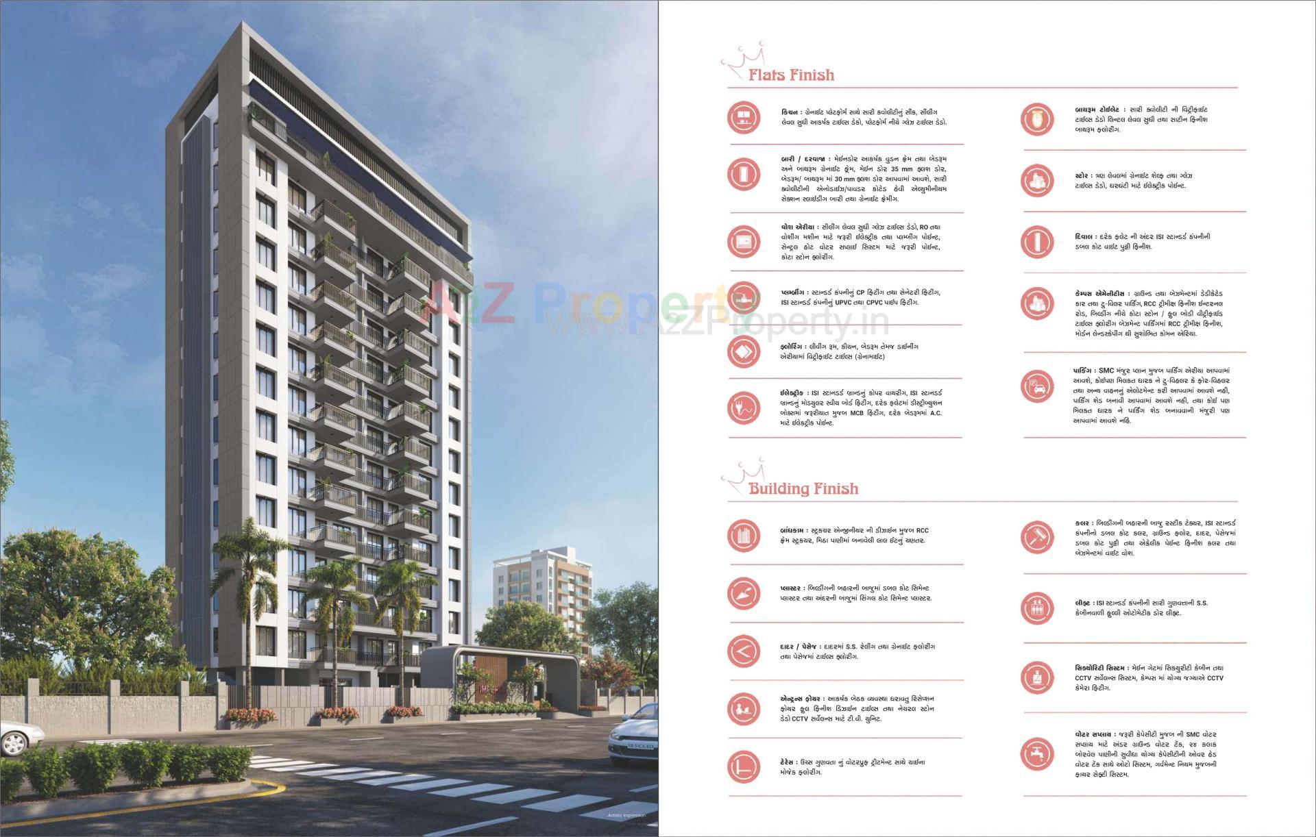  of real estate project Imperia located at Singanpore, Surat, Gujarat
