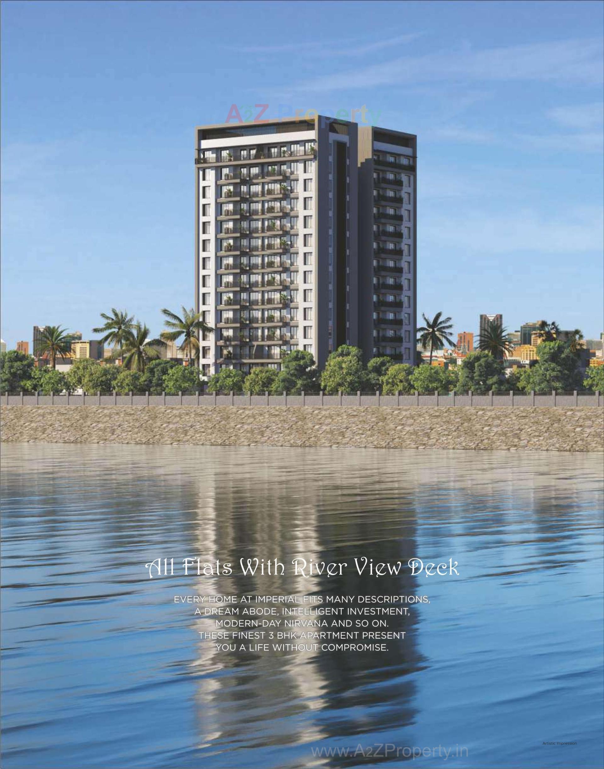 3D Elevation of real estate project Imperia located at Singanpore, Surat, Gujarat