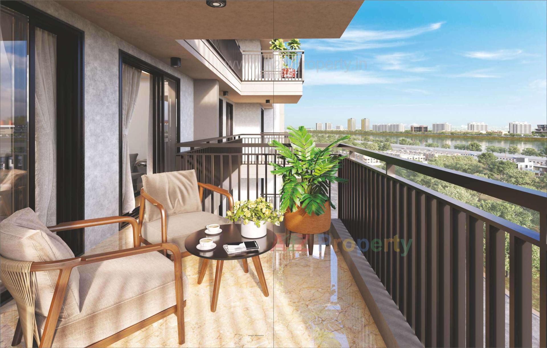 3D Elevation of real estate project Imperia located at Singanpore, Surat, Gujarat