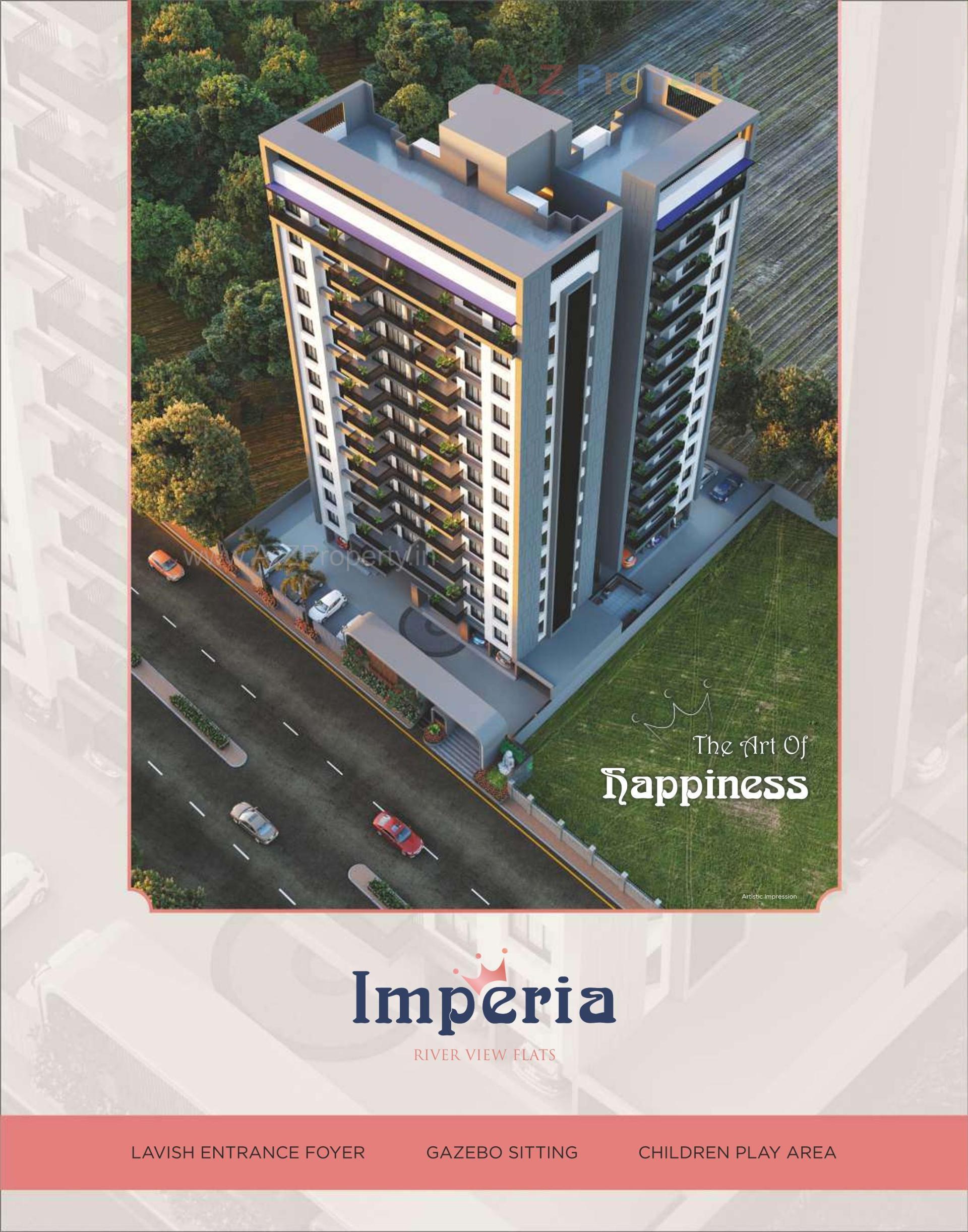 3D Elevation of real estate project Imperia located at Singanpore, Surat, Gujarat