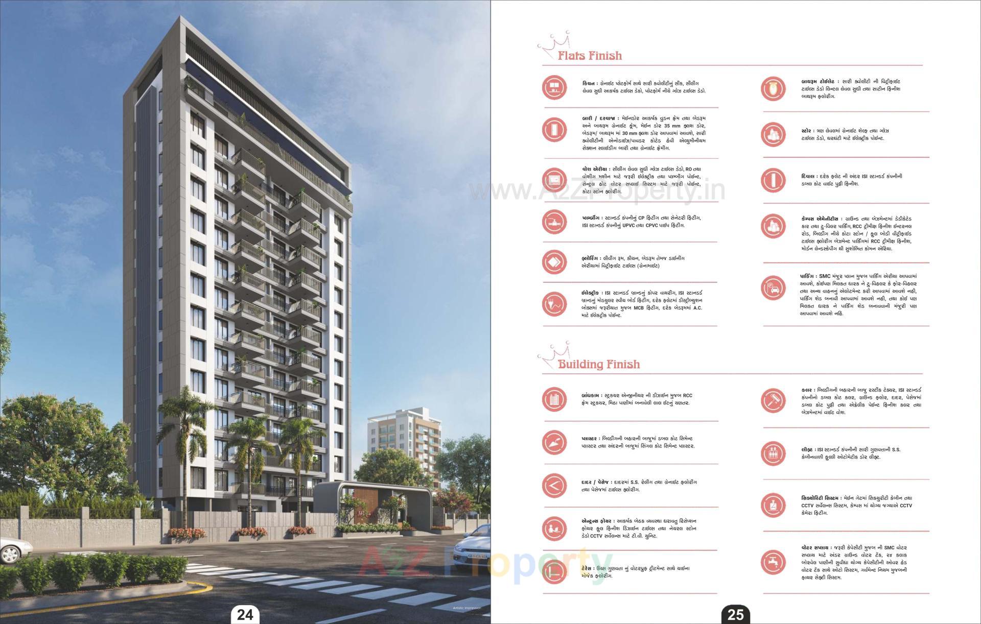  of real estate project Imperia located at Singanpore, Surat, Gujarat