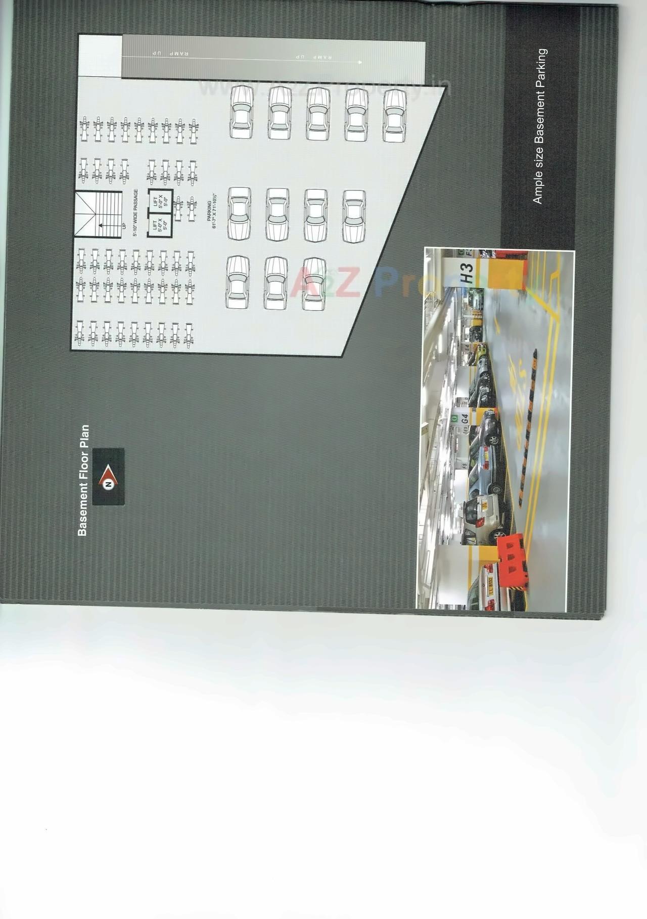 Layout of real estate project Infinity Biz Hub located at Bhimrad, Surat, Gujarat