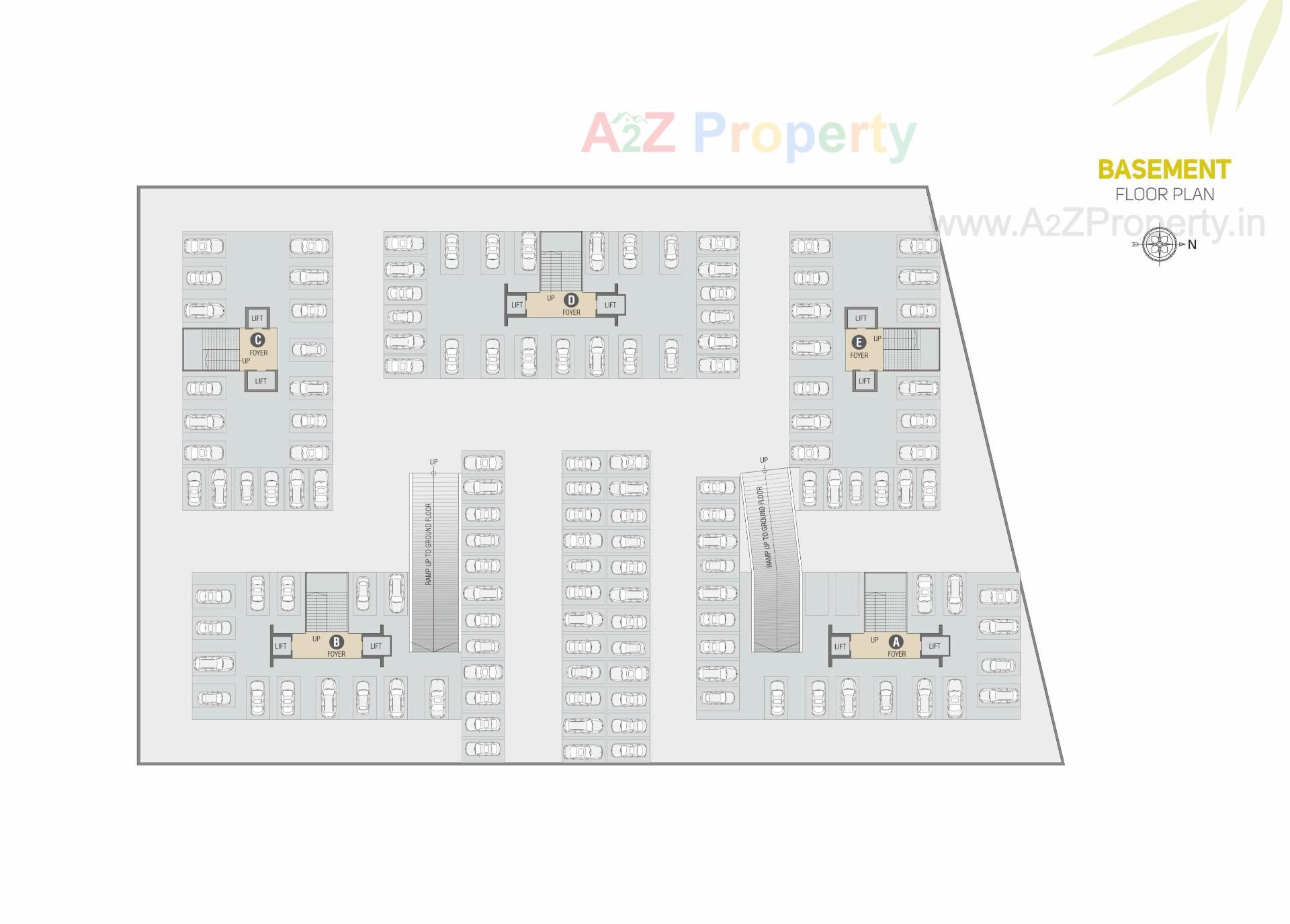 Layout of real estate project Infinity Park located at Simada, Surat, Gujarat