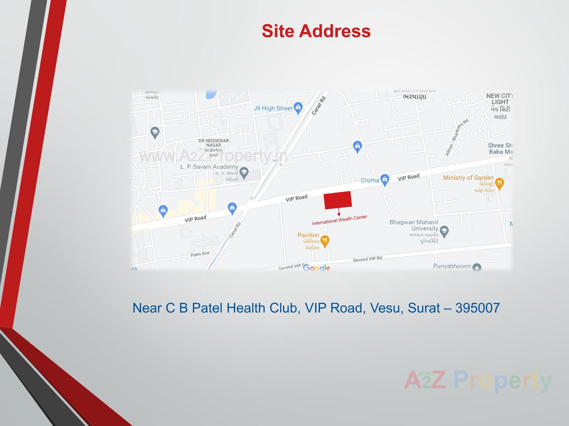  of real estate project International Wealth Center located at Vesu, Surat, Gujarat