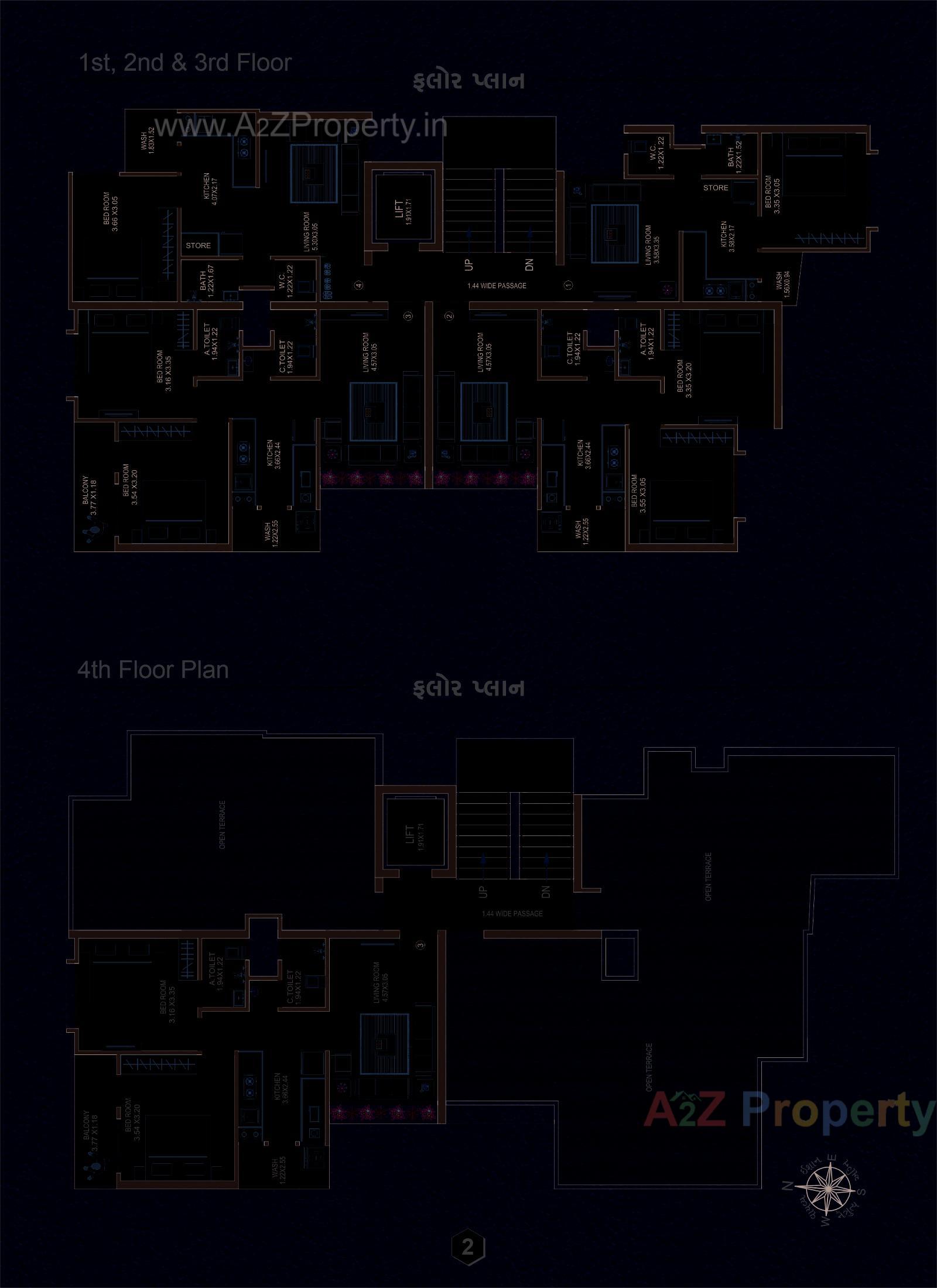 Layout of real estate project Ishwarkrupa Residency located at Bhesan, Surat, Gujarat
