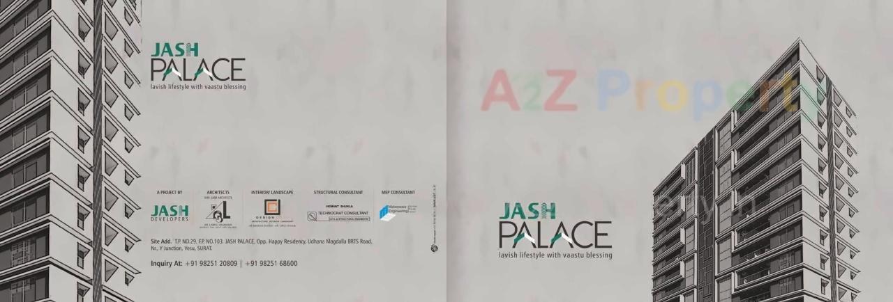  of real estate project Jash Palace located at Rundh, Surat, Gujarat
