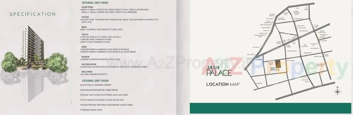  of real estate project Jash Palace located at Rundh, Surat, Gujarat