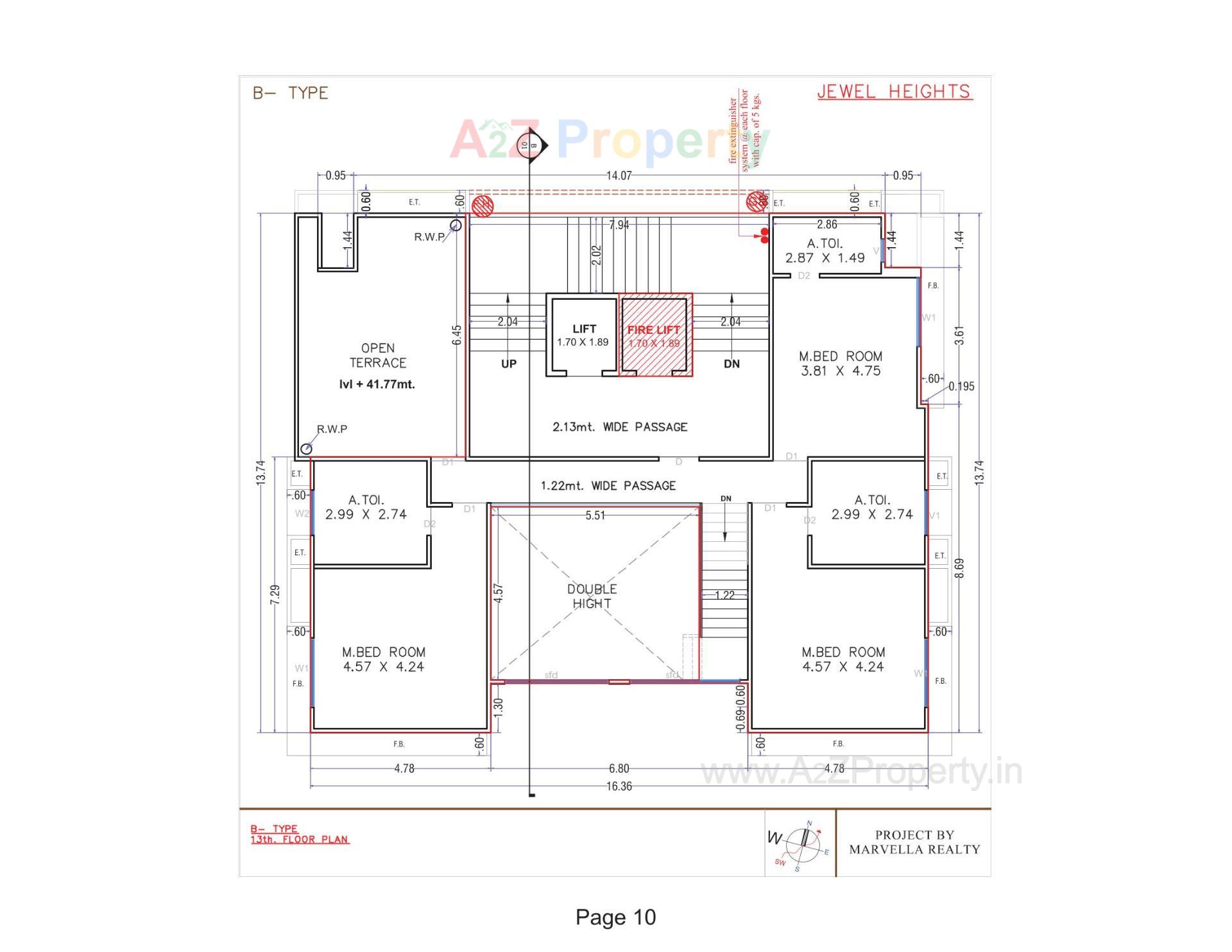 Layout of real estate project Jewel Heights located at Surat, Surat, Gujarat