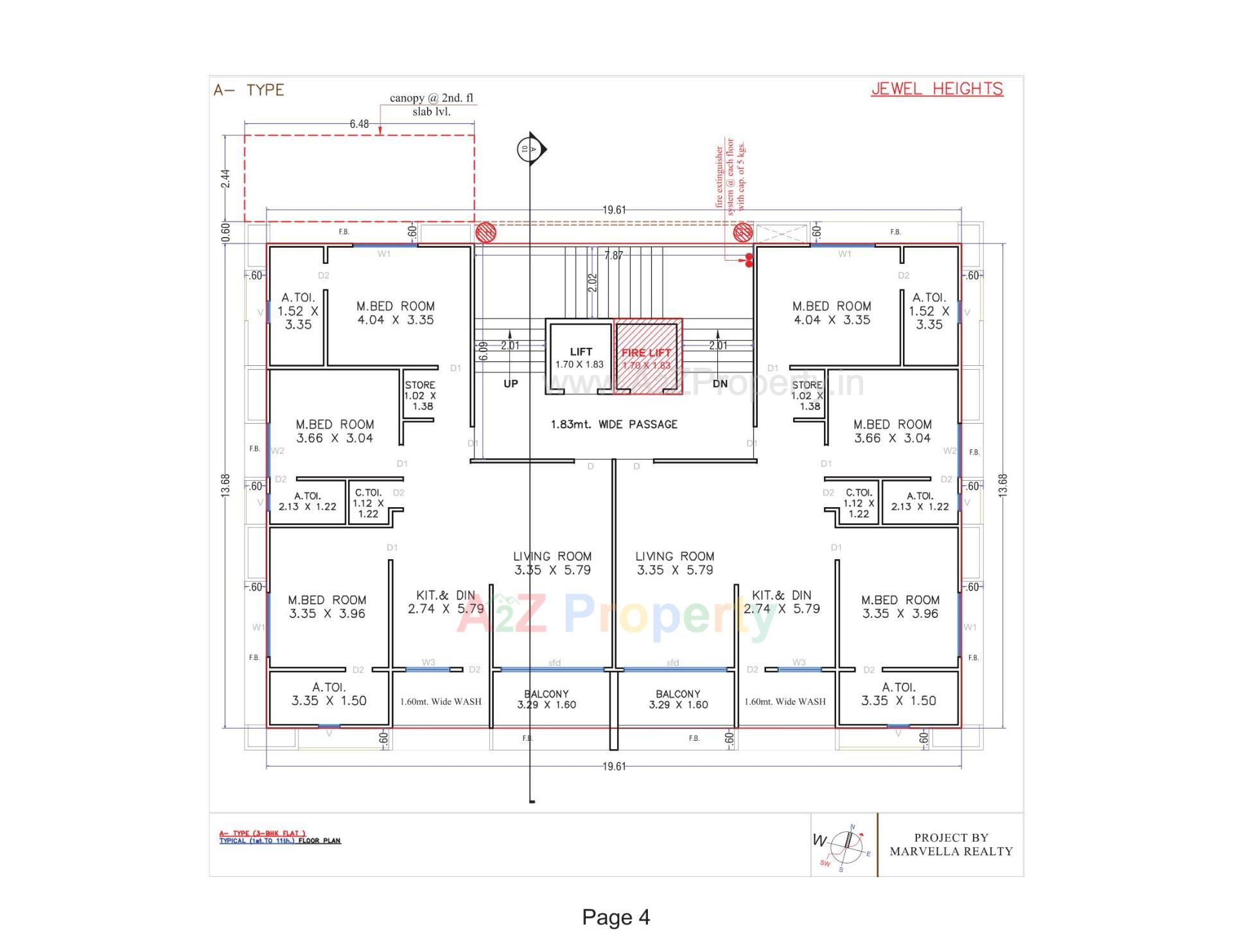 Layout of real estate project Jewel Heights located at Surat, Surat, Gujarat