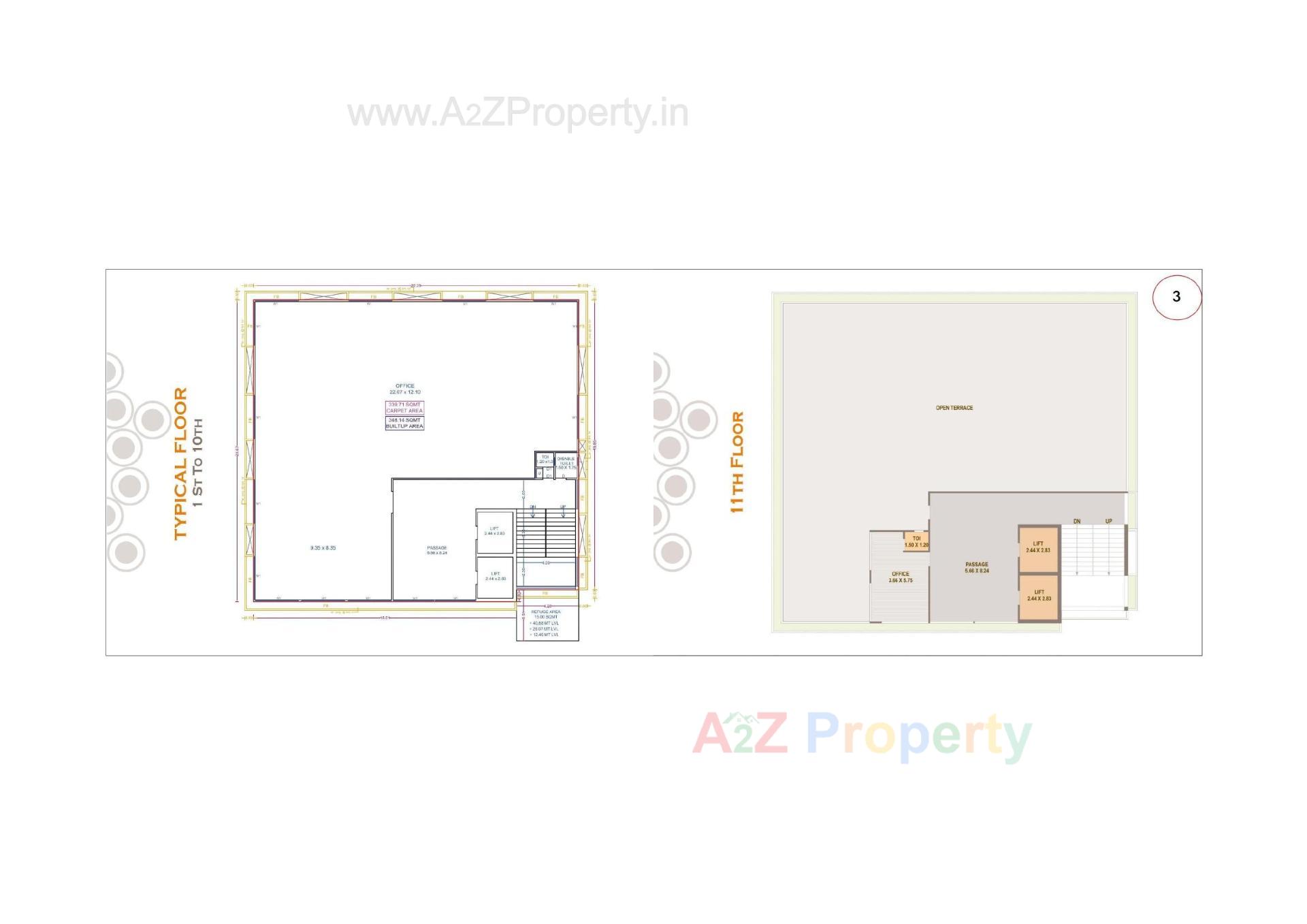 Layout of real estate project Jolly The River Moon located at Rundh, Surat, Gujarat