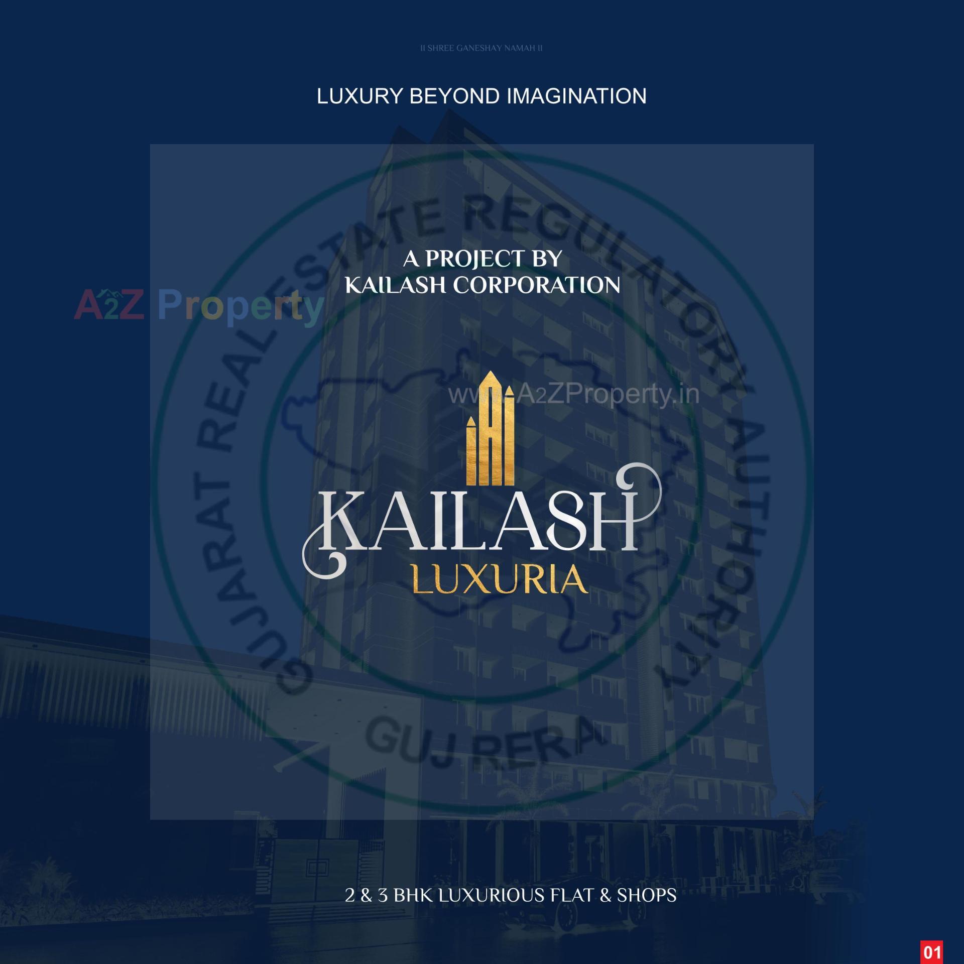  of real estate project Kailash Luxuria located at Dindoli, Surat, Gujarat