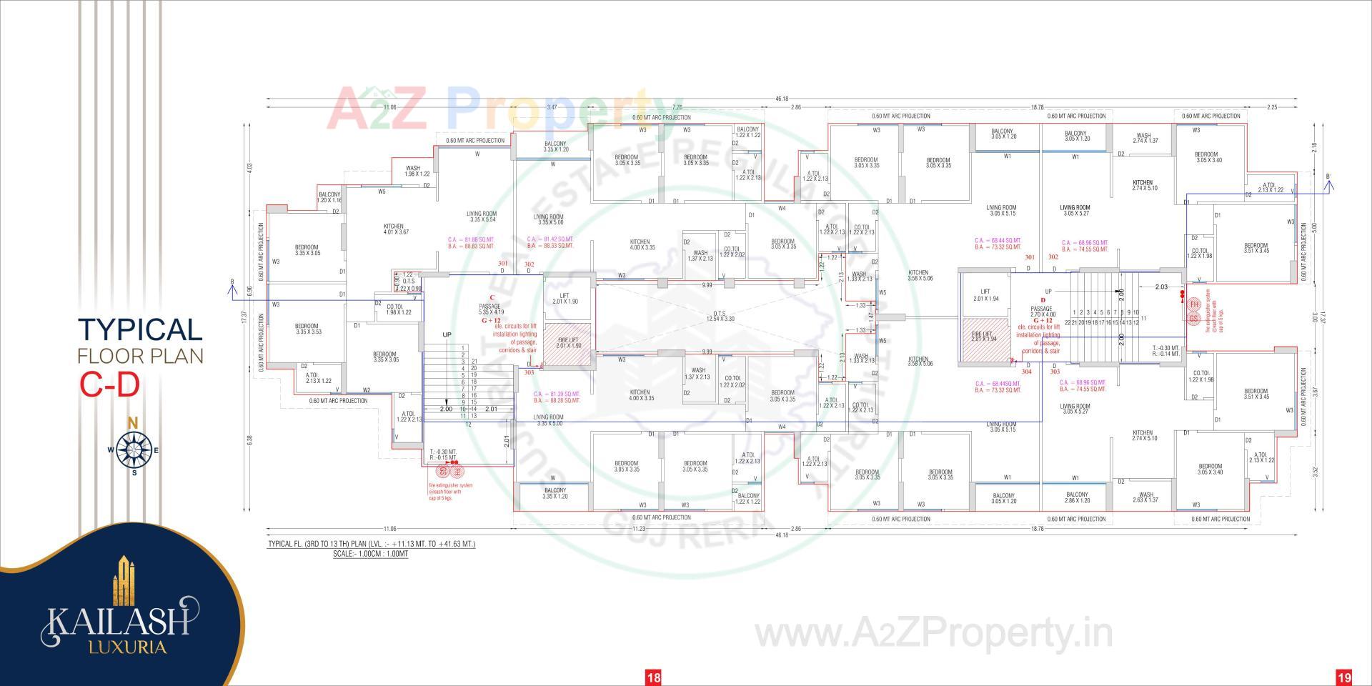  of real estate project Kailash Luxuria located at Dindoli, Surat, Gujarat