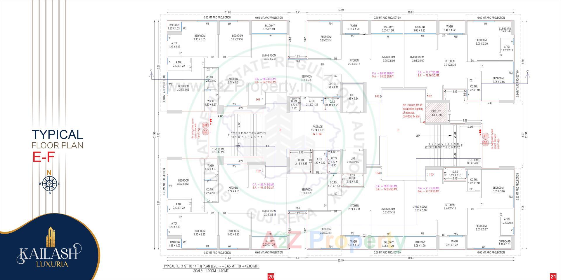  of real estate project Kailash Luxuria located at Dindoli, Surat, Gujarat