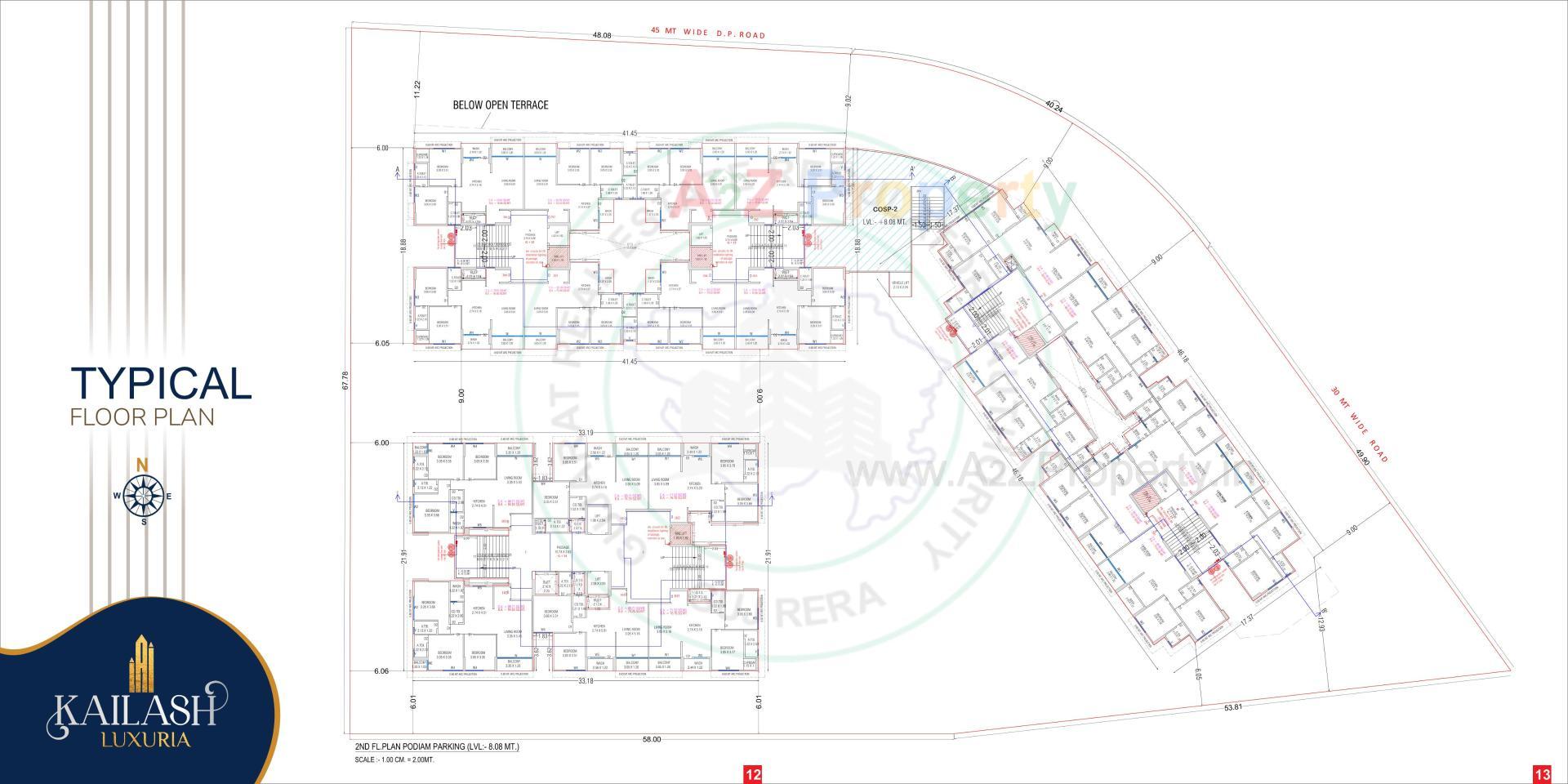  of real estate project Kailash Luxuria located at Dindoli, Surat, Gujarat