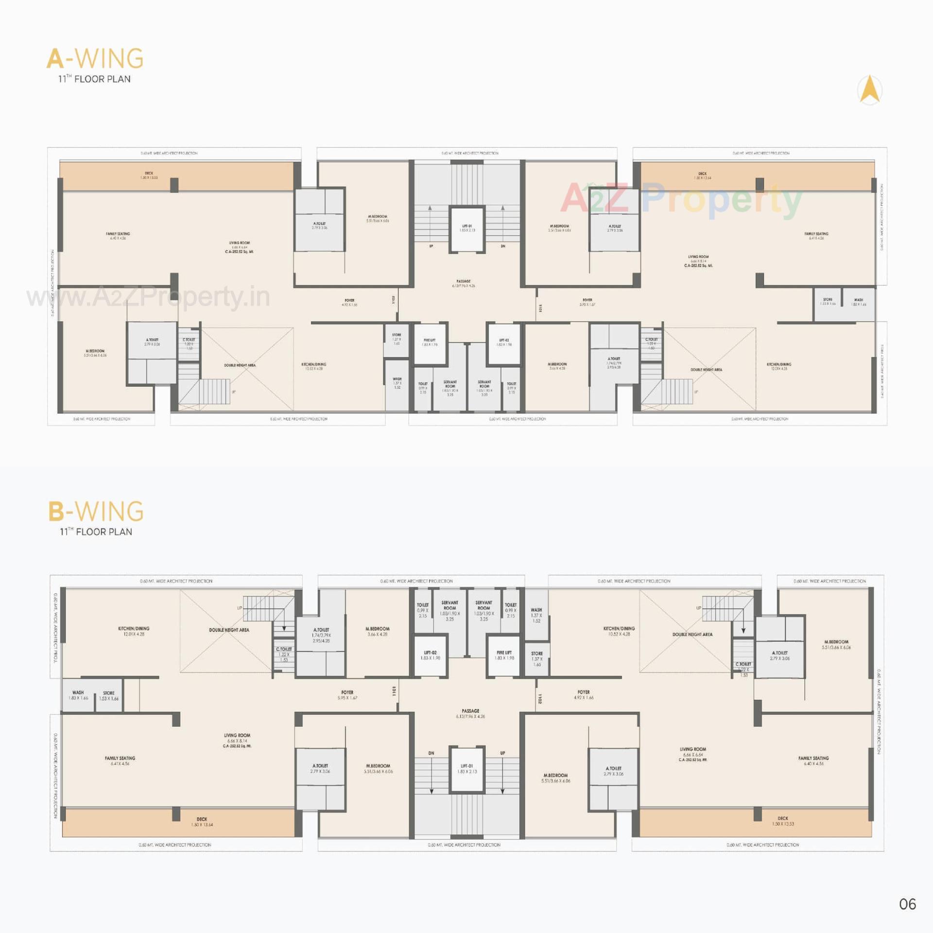 Layout of real estate project Kalp Residency located at Vesu, Surat, Gujarat