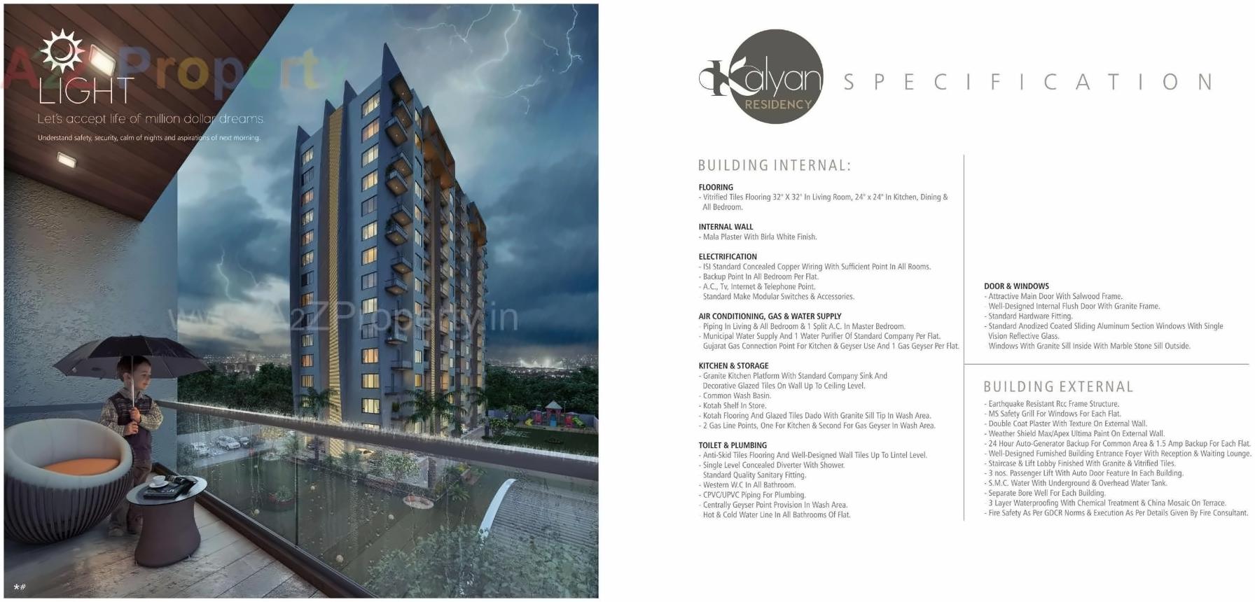  of real estate project Kalyan Residency located at Palanpor, Surat, Gujarat