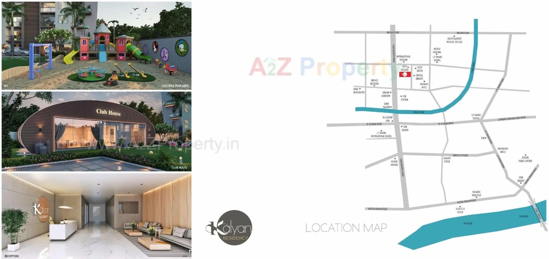  of real estate project Kalyan Residency located at Palanpor, Surat, Gujarat