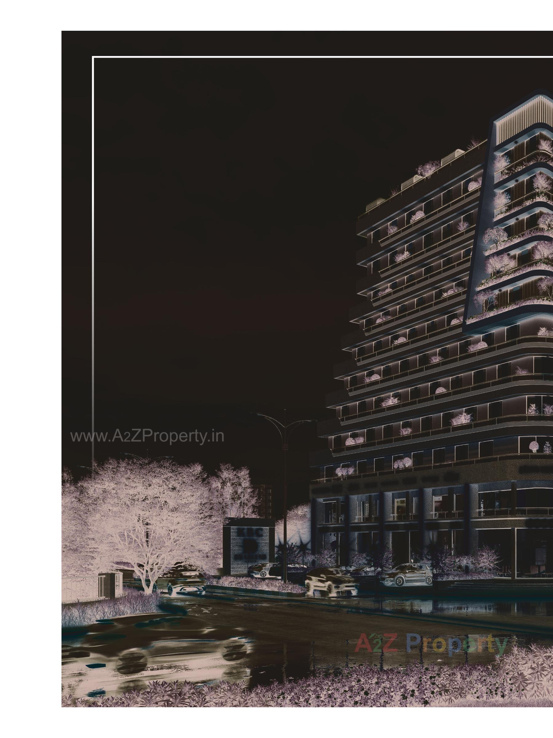 3D Elevation of real estate project Karunesh Business Centre located at Puna, Surat, Gujarat