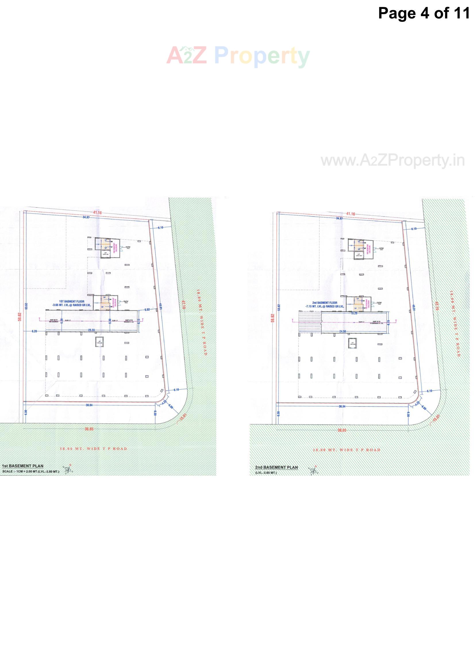 Layout of real estate project Karunesh Business Centre located at Puna, Surat, Gujarat