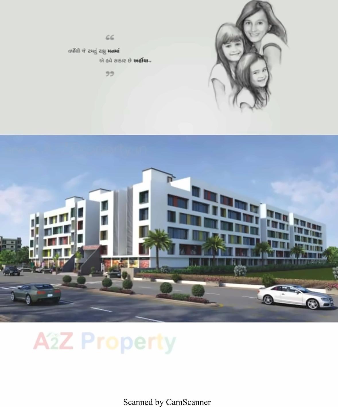 3D Elevation of real estate project Kaverri Habitat located at Sarthana, Surat, Gujarat