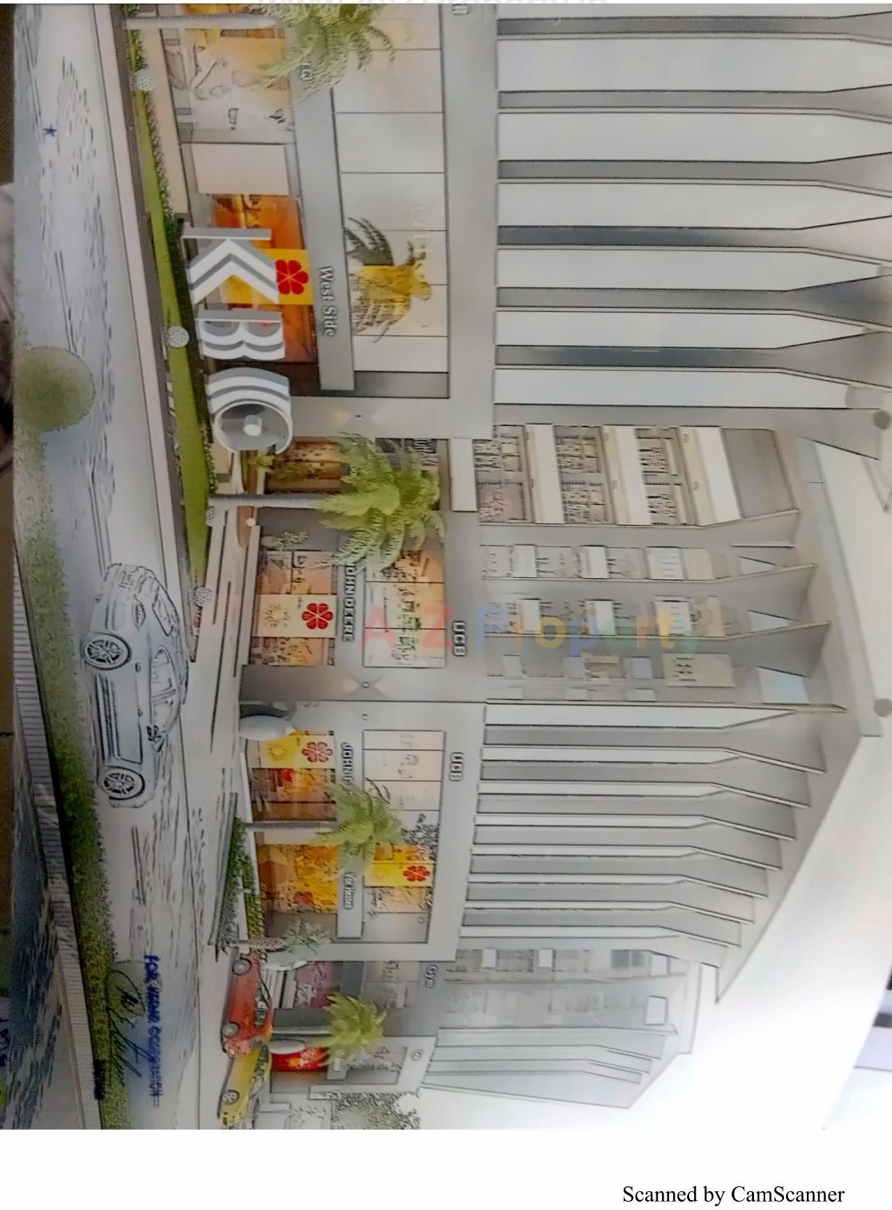 Layout of real estate project Kedar Business Center located at Katar, Surat, Gujarat