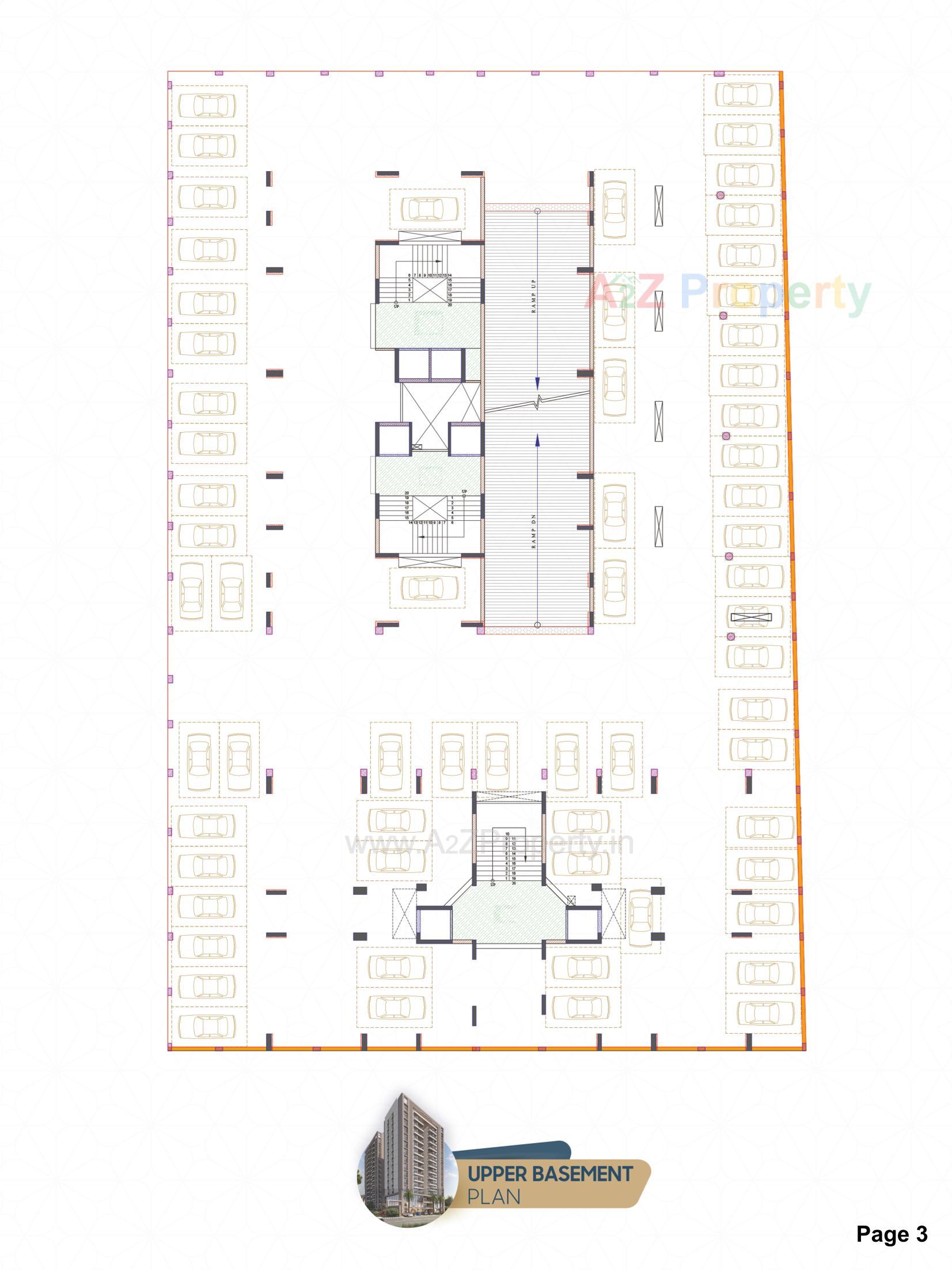 Layout of real estate project Kedar Hills located at Abrama, Surat, Gujarat