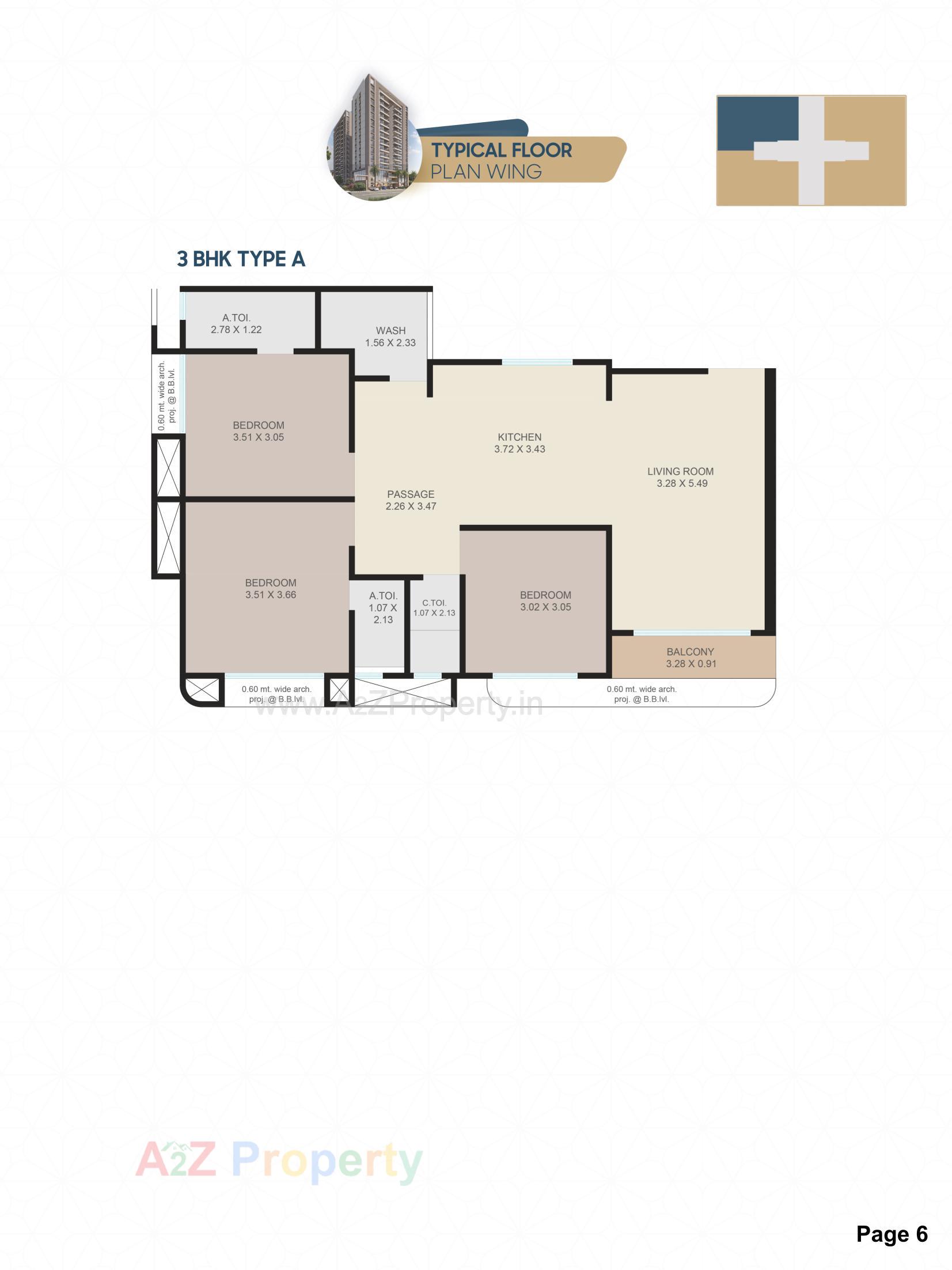 Layout of real estate project Kedar Hills located at Abrama, Surat, Gujarat
