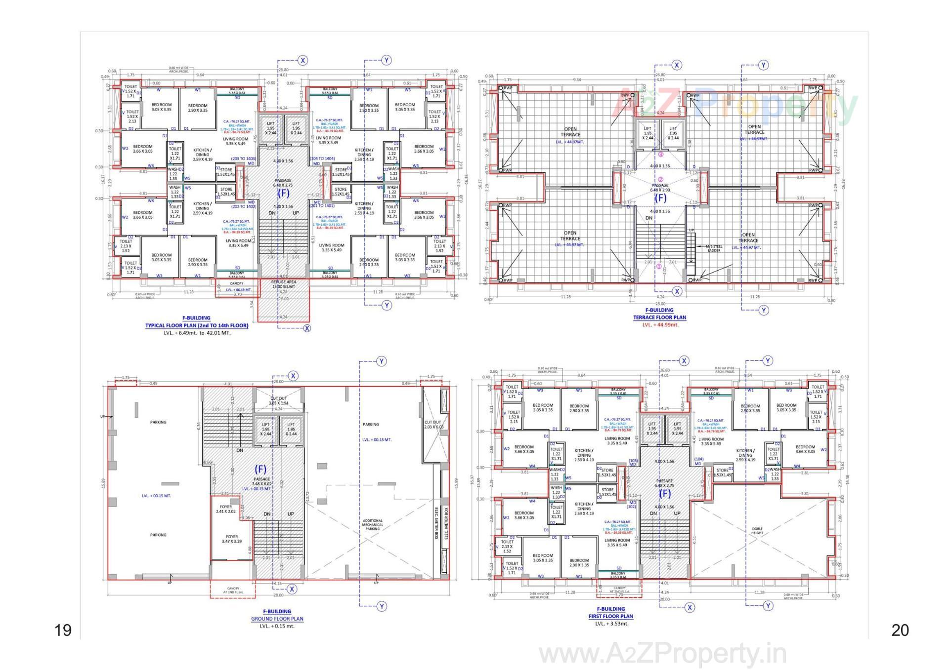 Layout of real estate project Kelly La Maison located at Surat, Surat, Gujarat