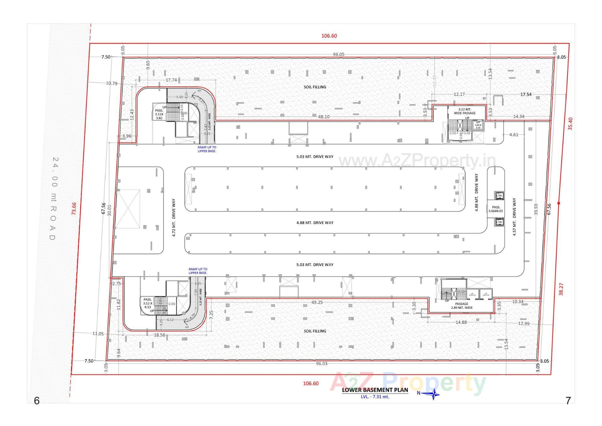 Layout of real estate project Kelly La Maison located at Surat, Surat, Gujarat