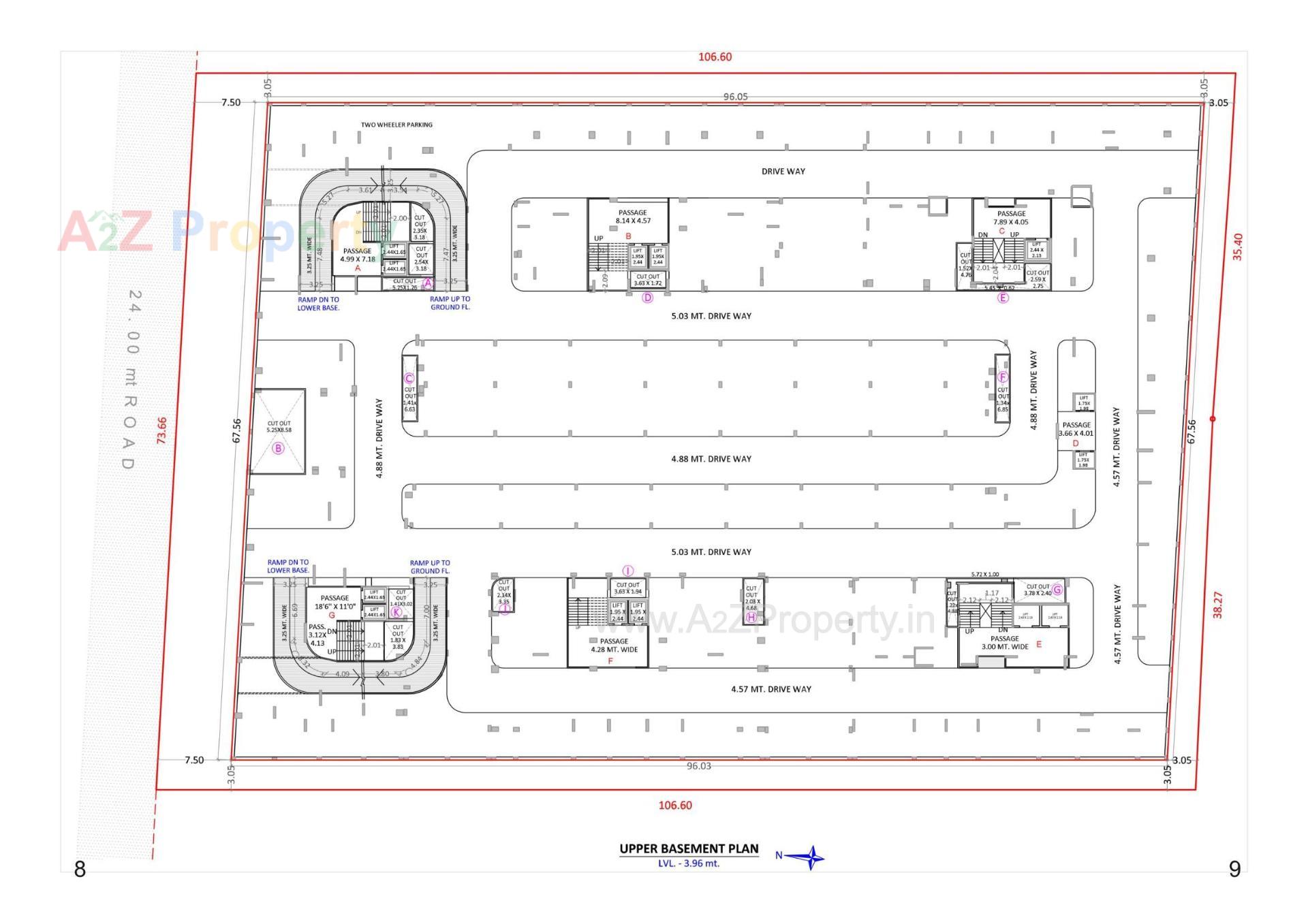 Layout of real estate project Kelly La Maison located at Surat, Surat, Gujarat