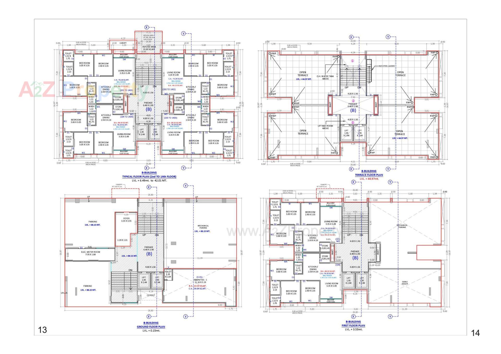Layout of real estate project Kelly La Maison located at Surat, Surat, Gujarat