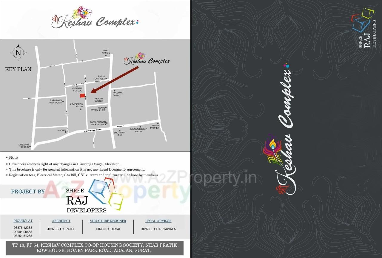  of real estate project Keshav Complex located at Adajan, Surat, Gujarat