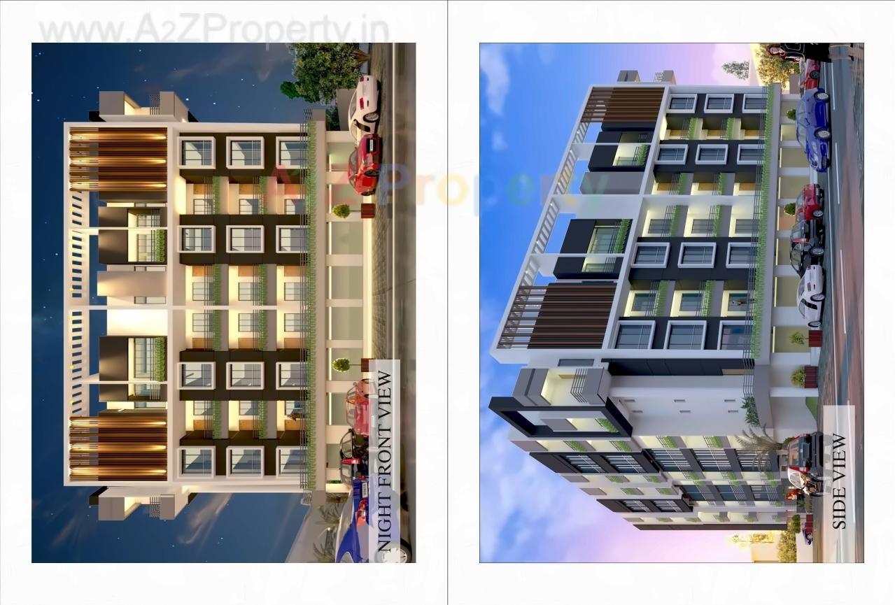 3D Elevation of real estate project Keshav Complex located at Adajan, Surat, Gujarat