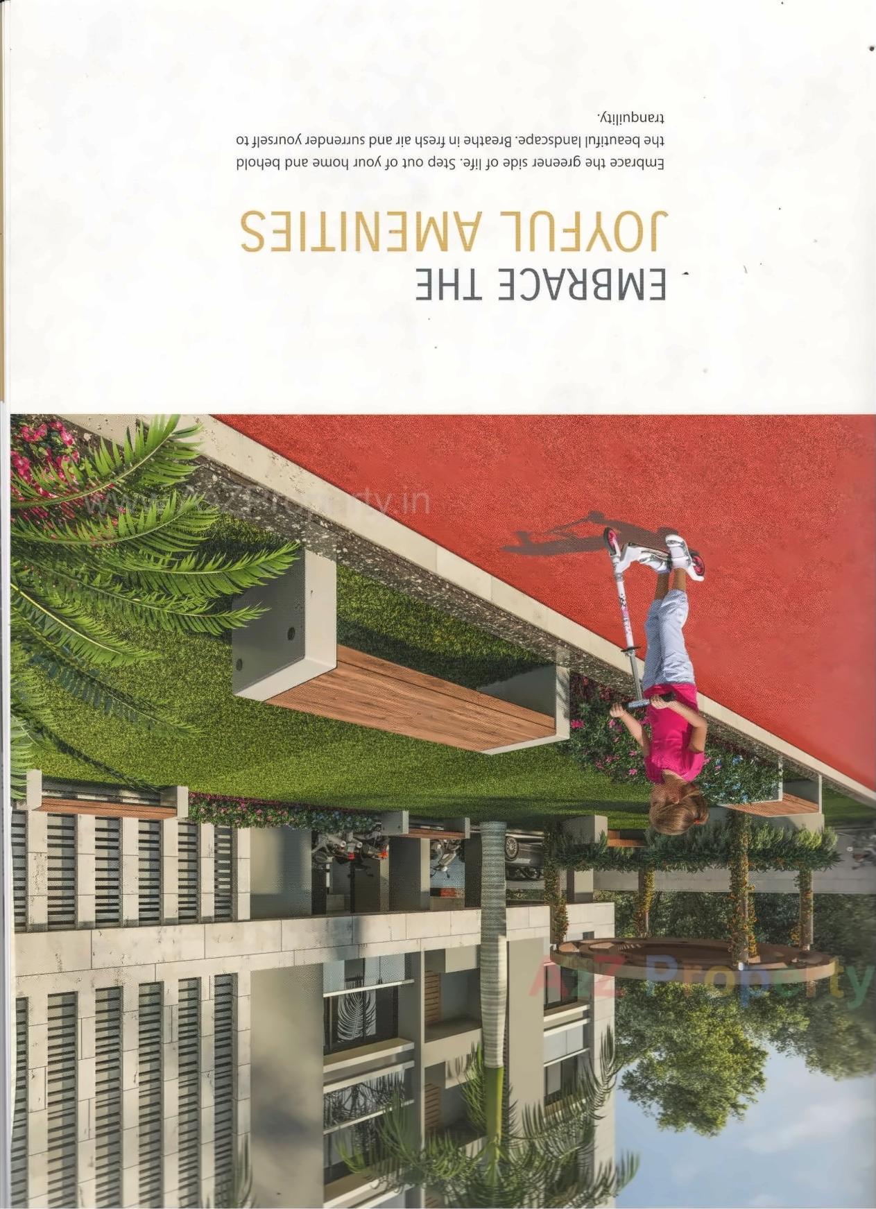 3D Elevation of real estate project Kinar Heights located at Bhatha, Surat, Gujarat