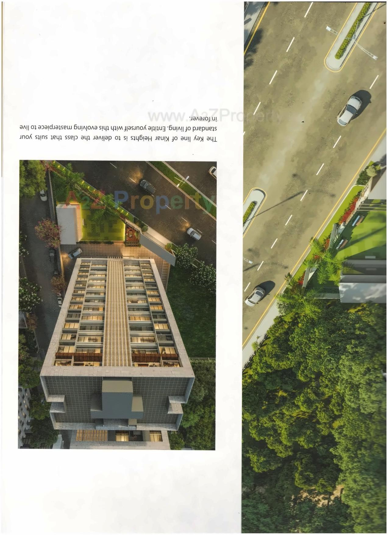 3D Elevation of real estate project Kinar Heights located at Bhatha, Surat, Gujarat