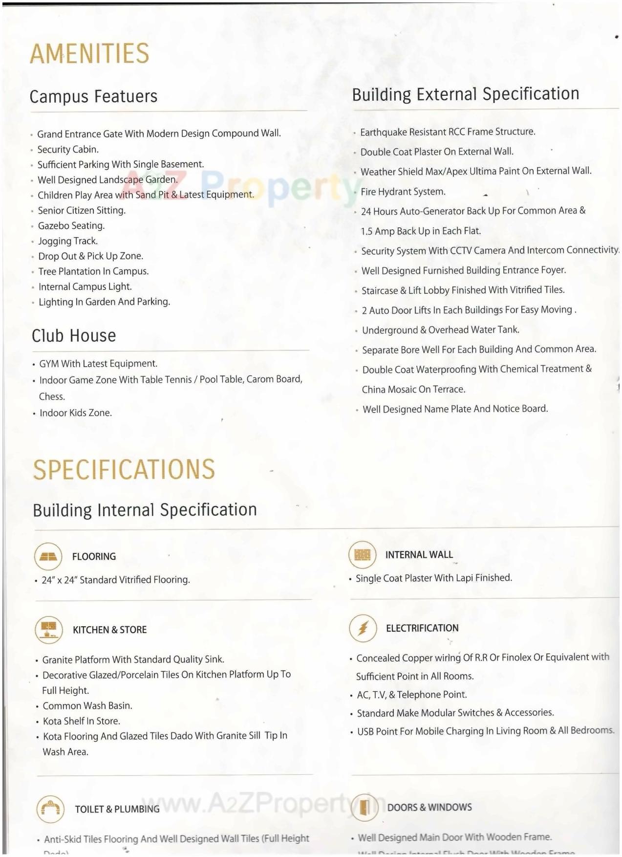 Project Specifications