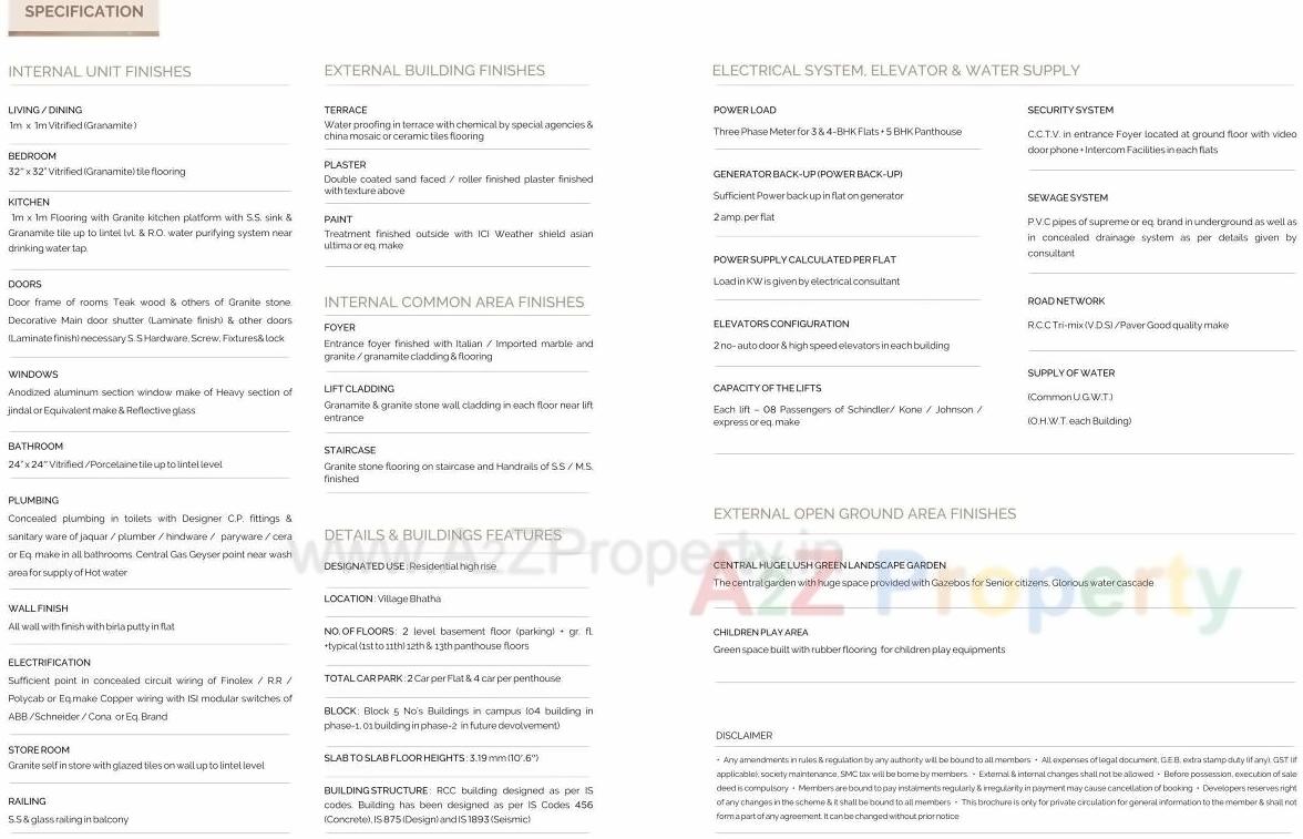  of real estate project Kingsley located at Bhatha, Surat, Gujarat