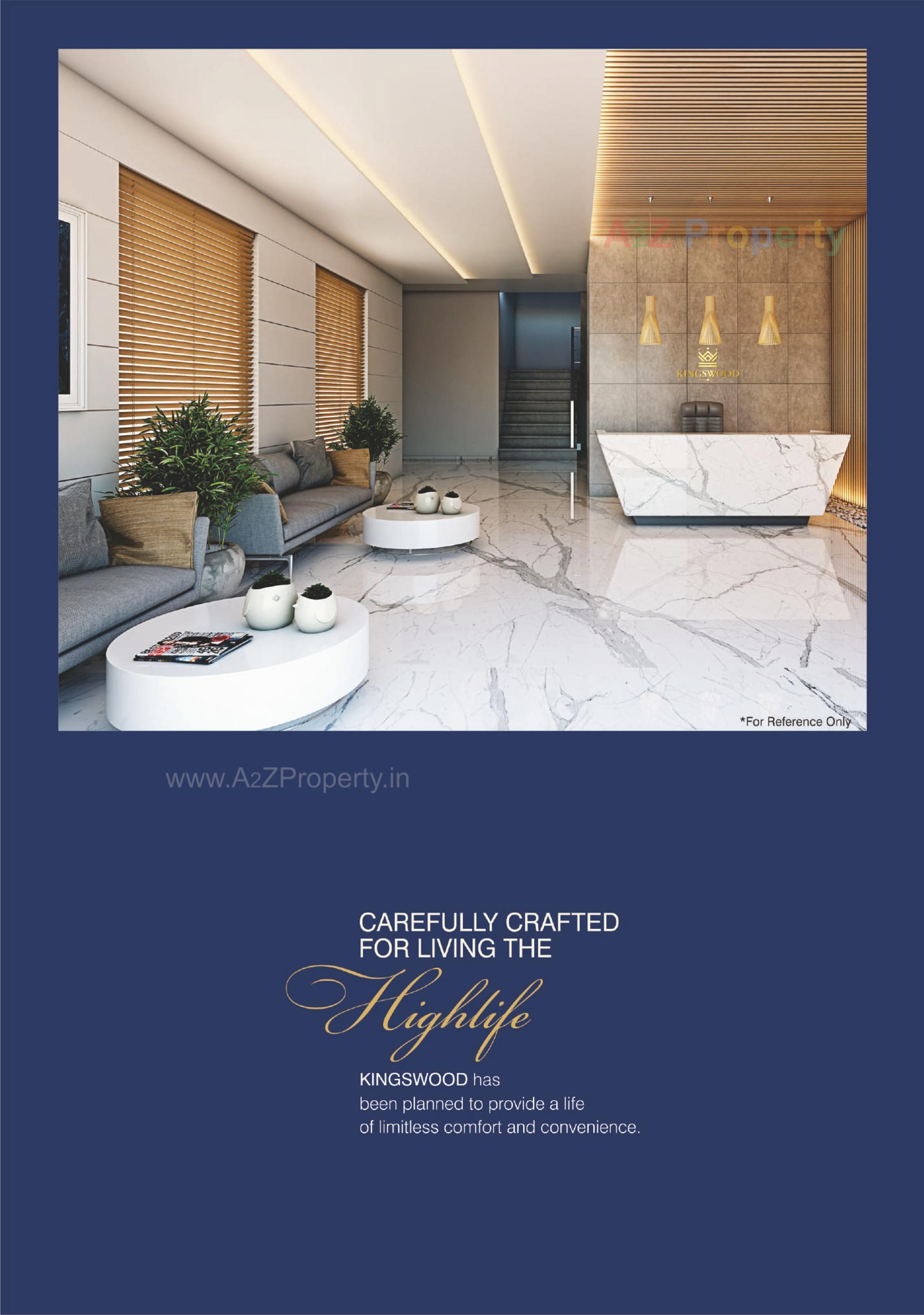 3D Elevation of real estate project Kingswood located at Jahangirabad, Surat, Gujarat