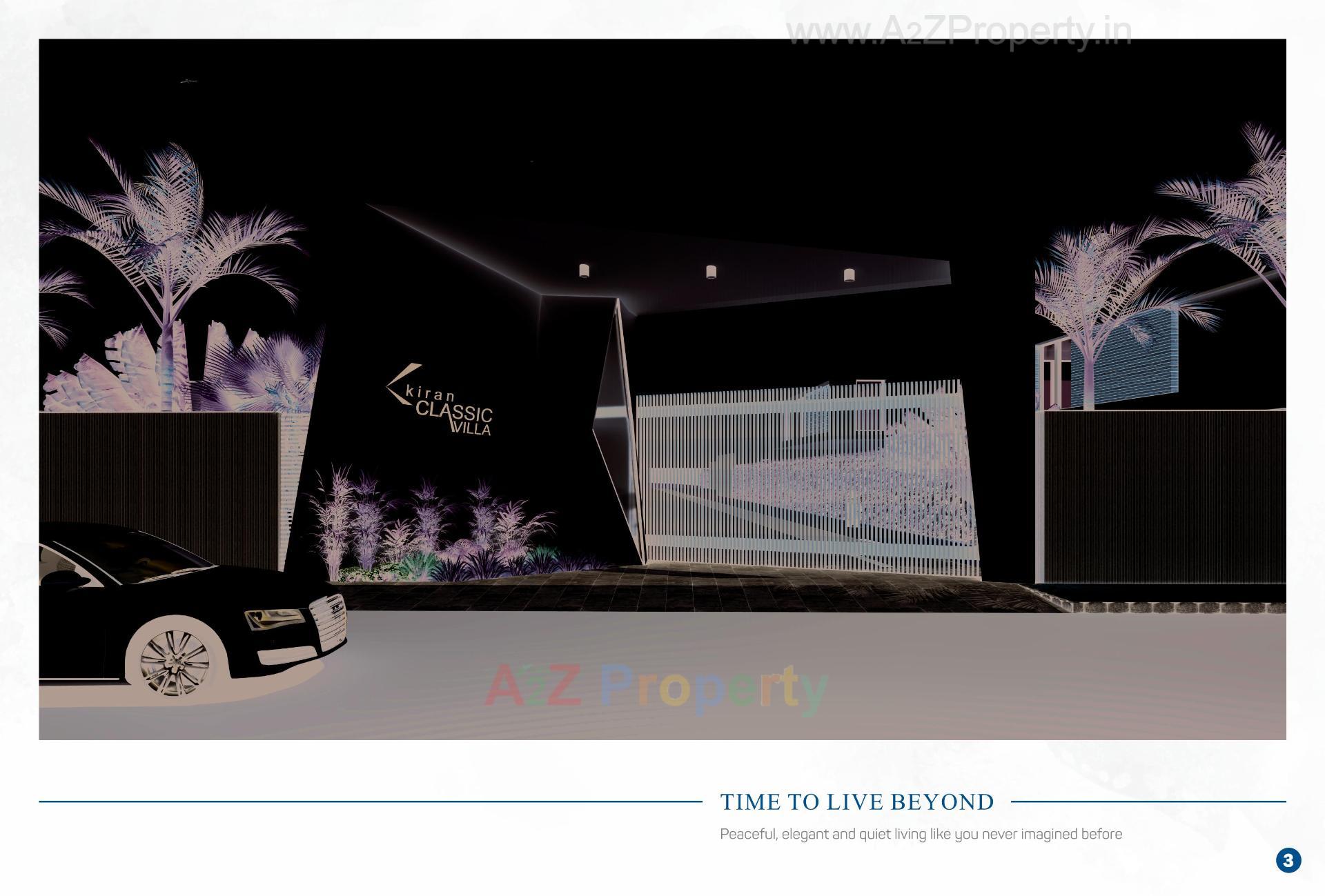 3D Elevation of real estate project Kiran Classic Villa located at Ved, Surat, Gujarat