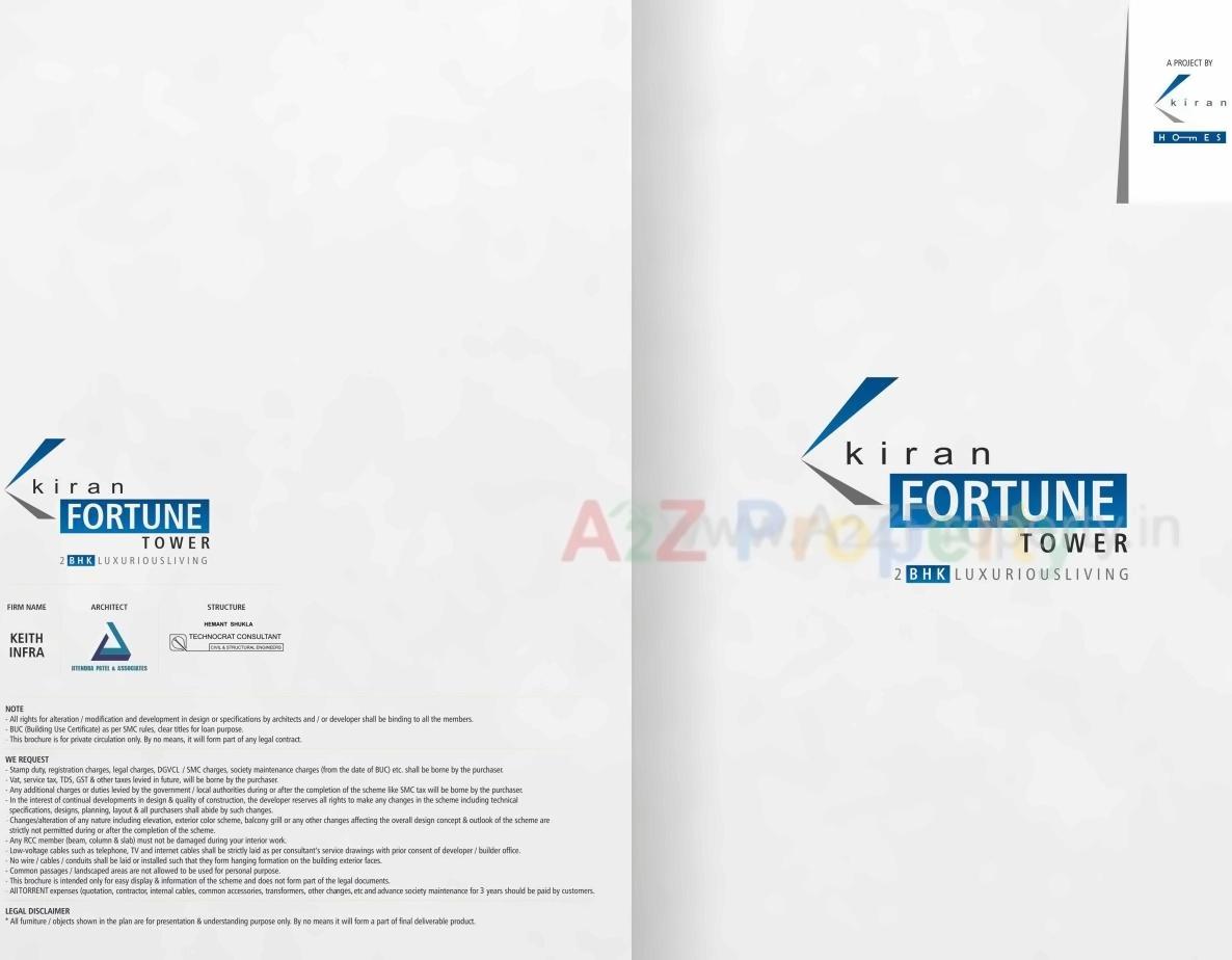  of real estate project Kiran Fortune Tower located at Surat, Surat, Gujarat