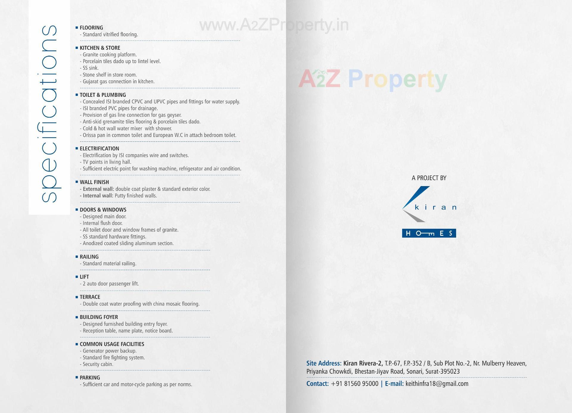  of real estate project Kiran Rivera located at Sonari, Surat, Gujarat