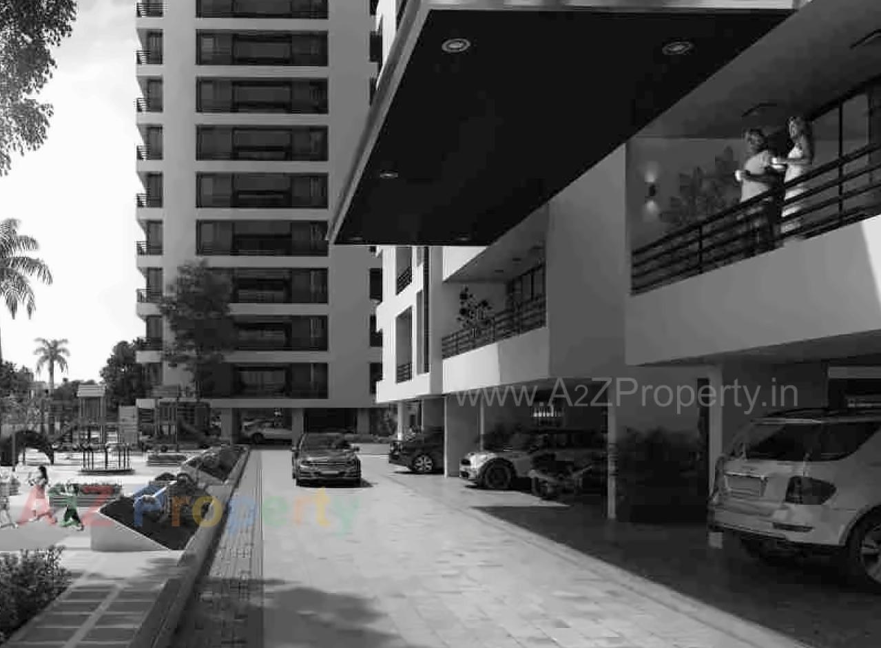 3D Elevation of real estate project Kpm Terra Prime located at Vesu, Surat, Gujarat