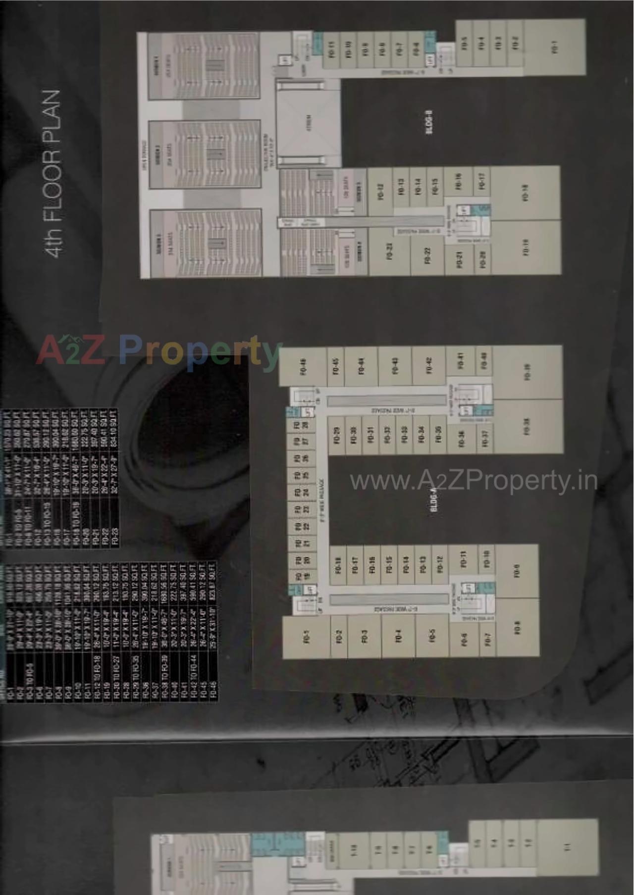 Layout of real estate project Ksb Olympia located at Bamroli, Surat, Gujarat