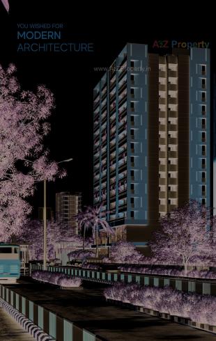 Elevation of real estate project Ksb Trident located at Bamroli, Surat, Gujarat