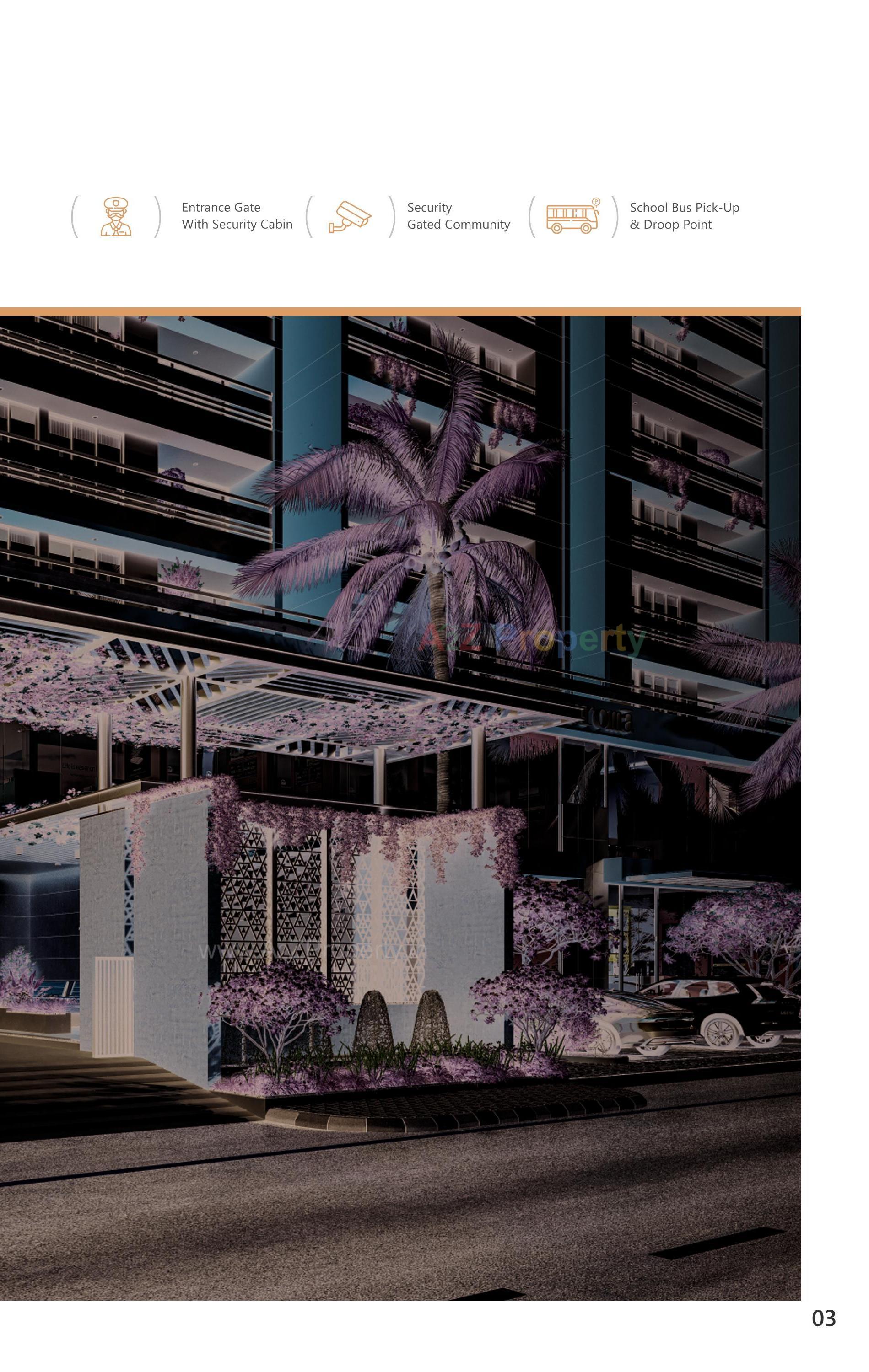 3D Elevation of real estate project Ksb Trident located at Bamroli, Surat, Gujarat