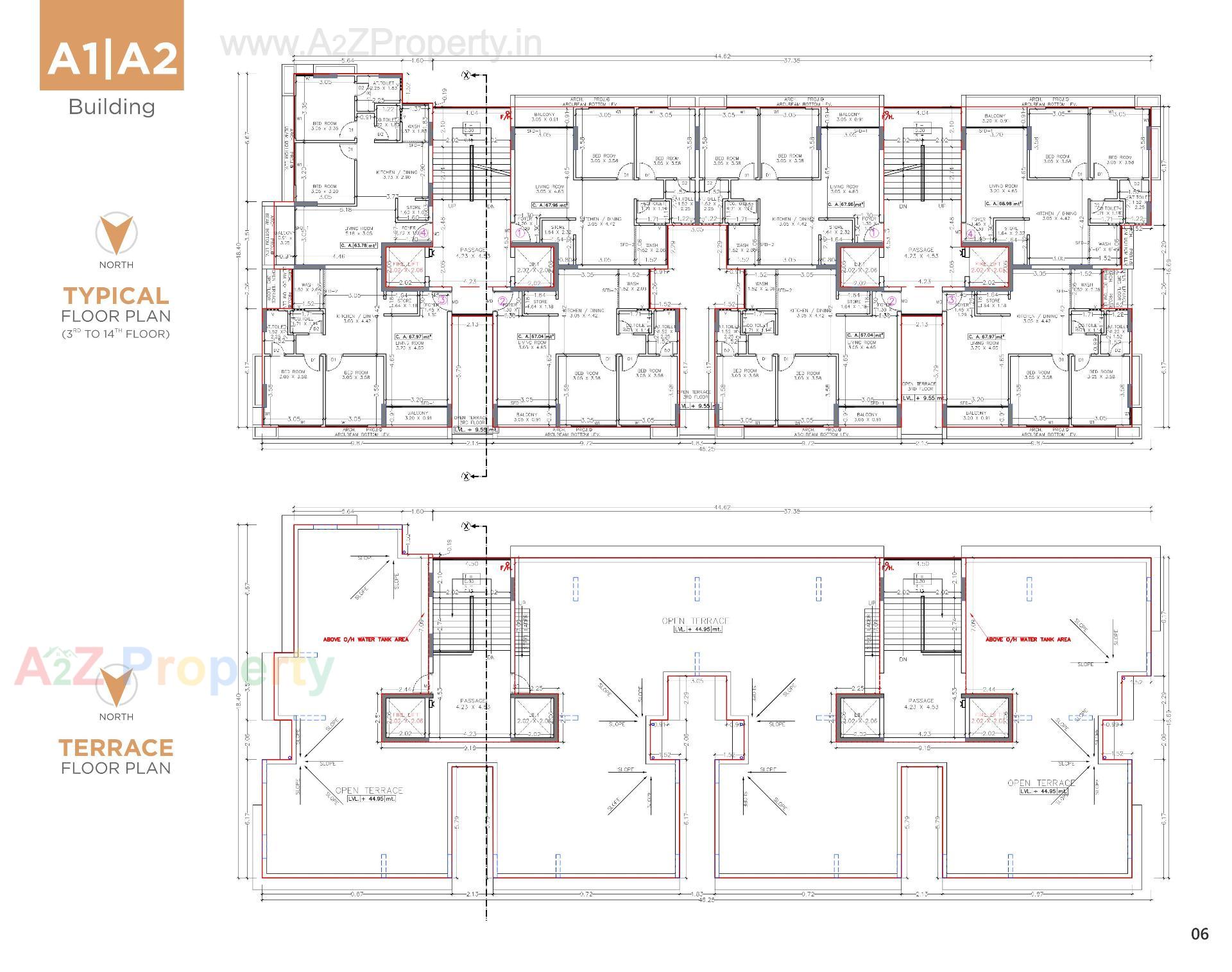 Layout of real estate project Ksb Trident located at Bamroli, Surat, Gujarat