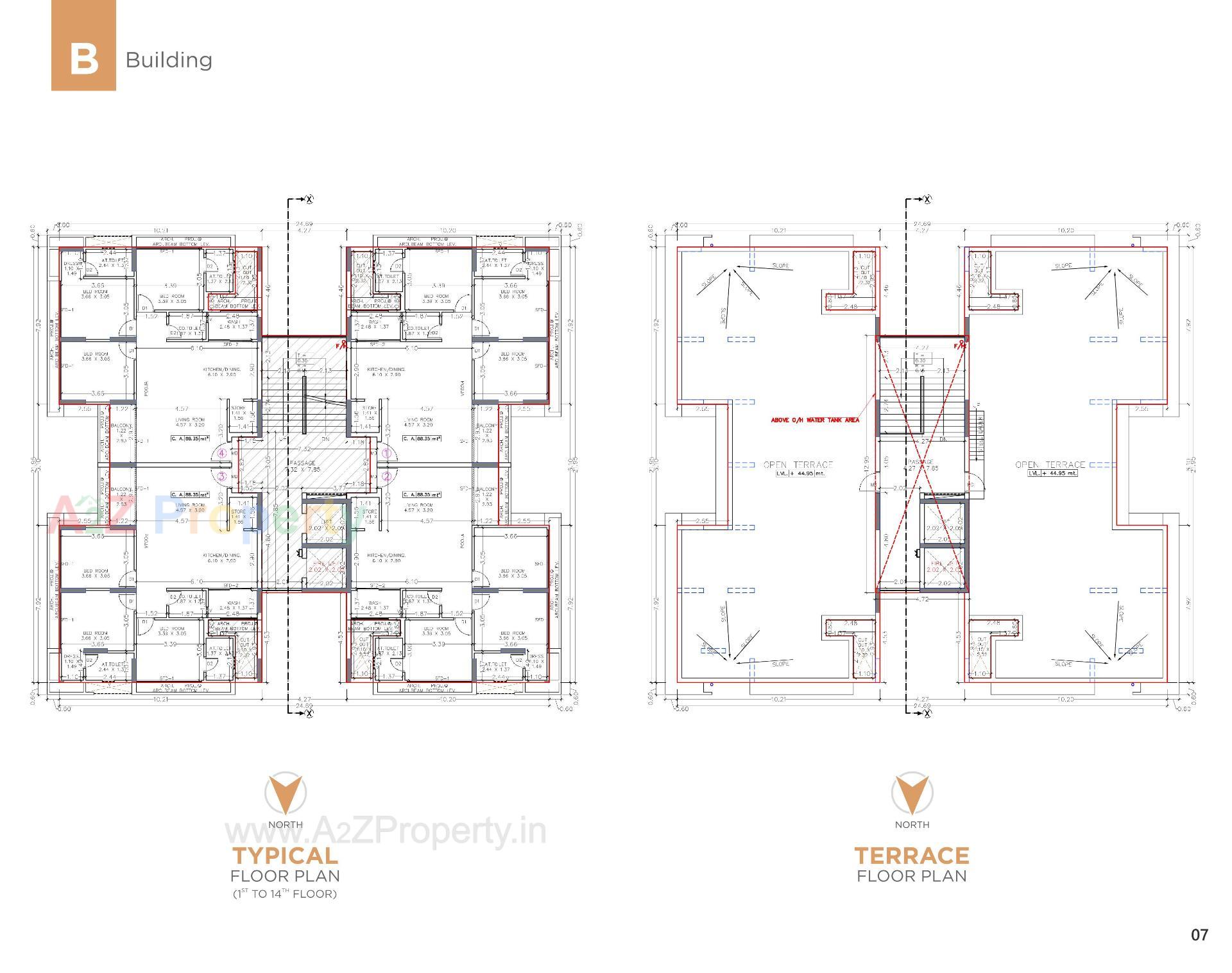 Layout of real estate project Ksb Trident located at Bamroli, Surat, Gujarat